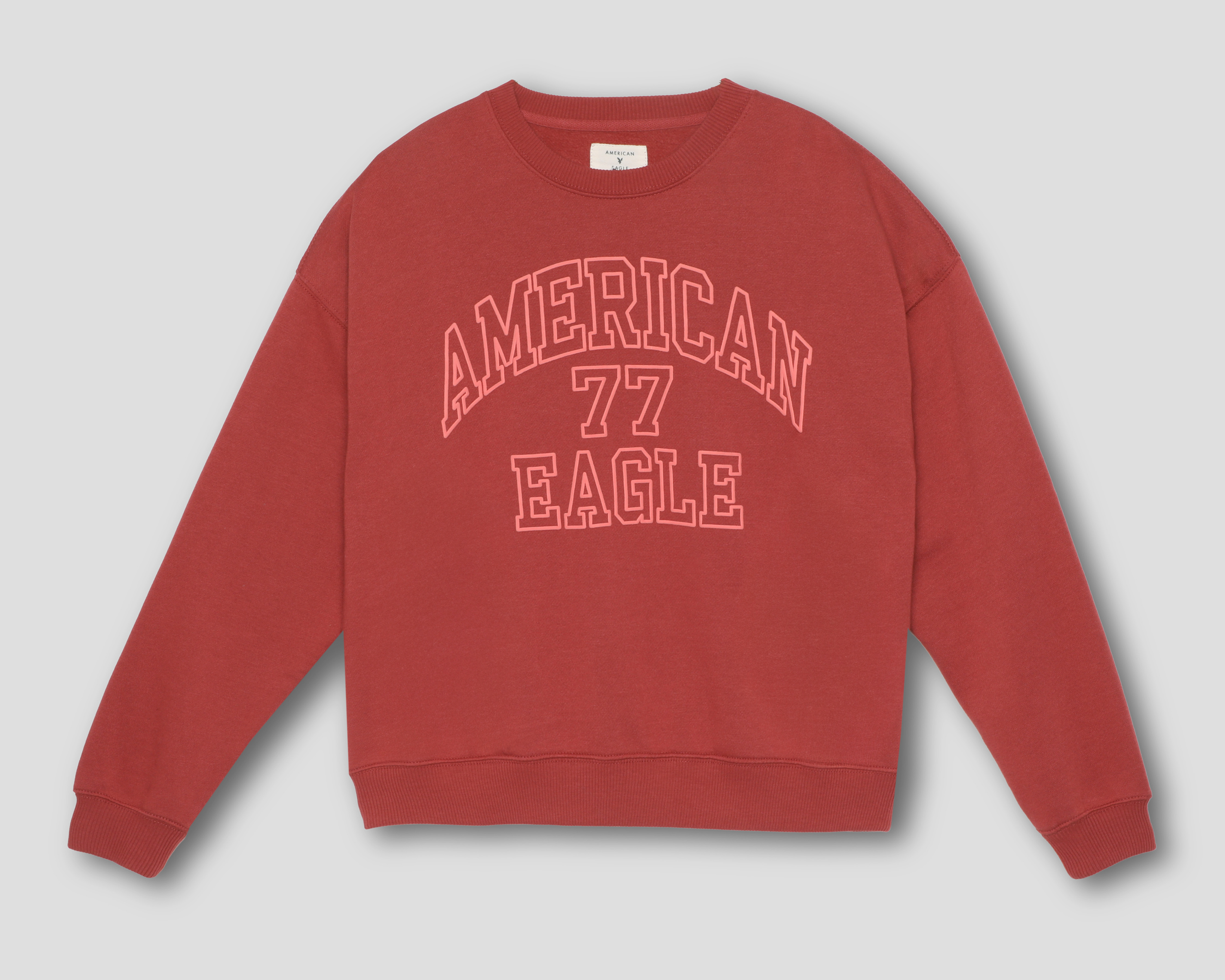 Sudadera Roja American Eagle para Mujer