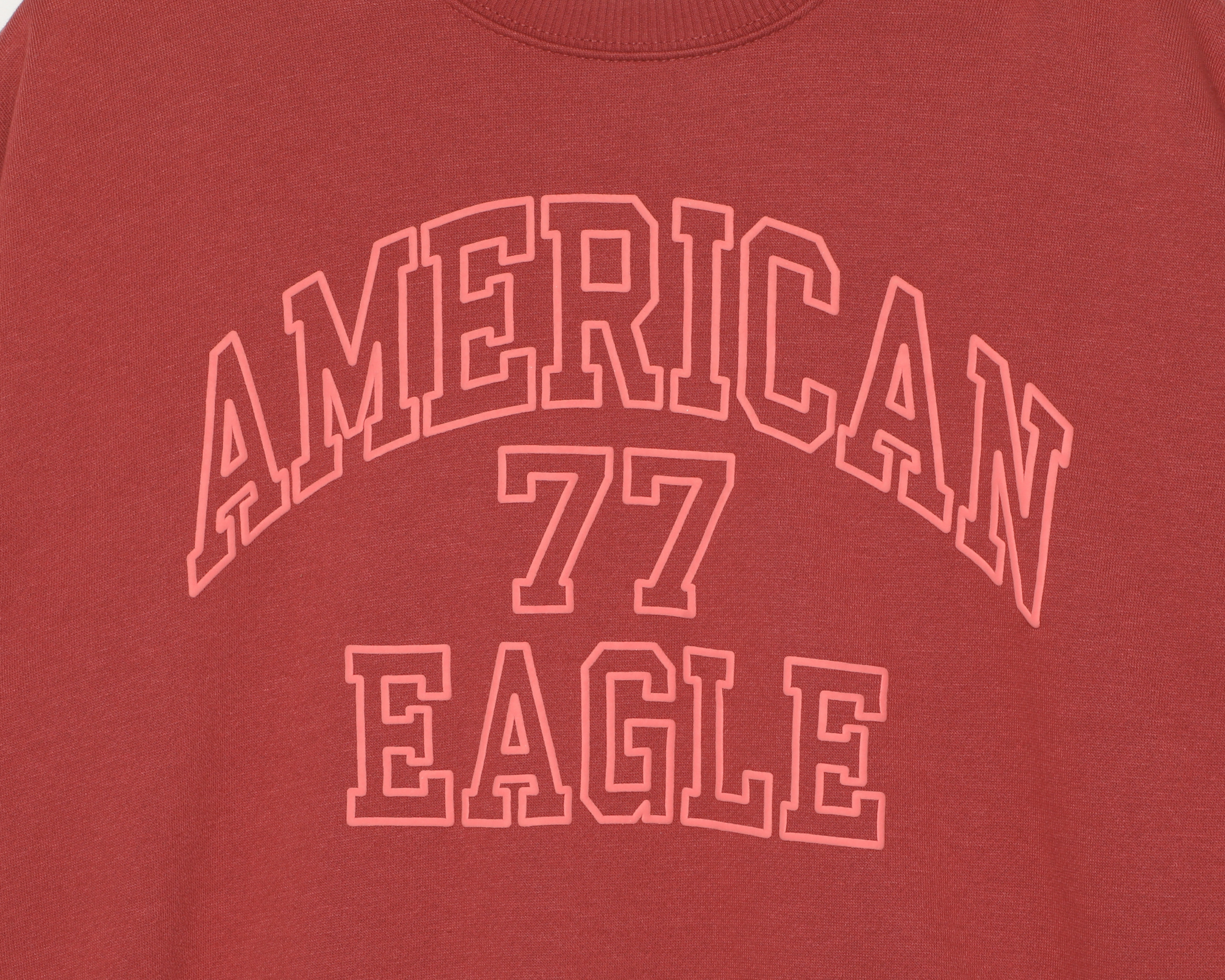 Foto 4 pulgar | Foto 3 | Sudadera Roja American Eagle para Mujer