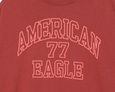 Foto 3 | Foto 3 | Sudadera Roja American Eagle para Mujer