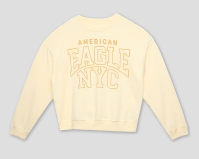 Foto 1 | Foto 1 | Sudadera Amarilla American Eagle para Mujer