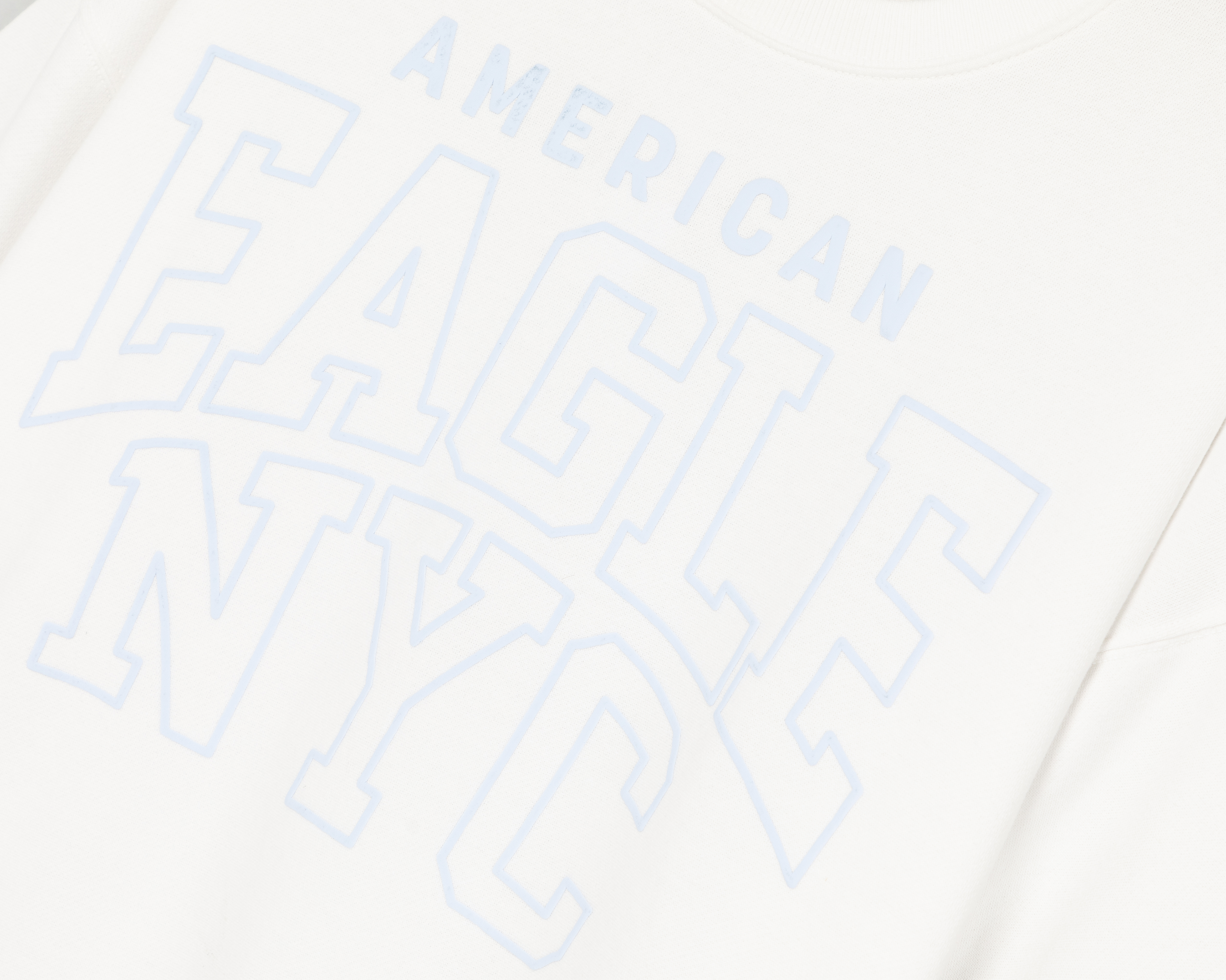 Foto 4 pulgar | Foto 3 | Sudadera Blanca American Eagle par Mujer