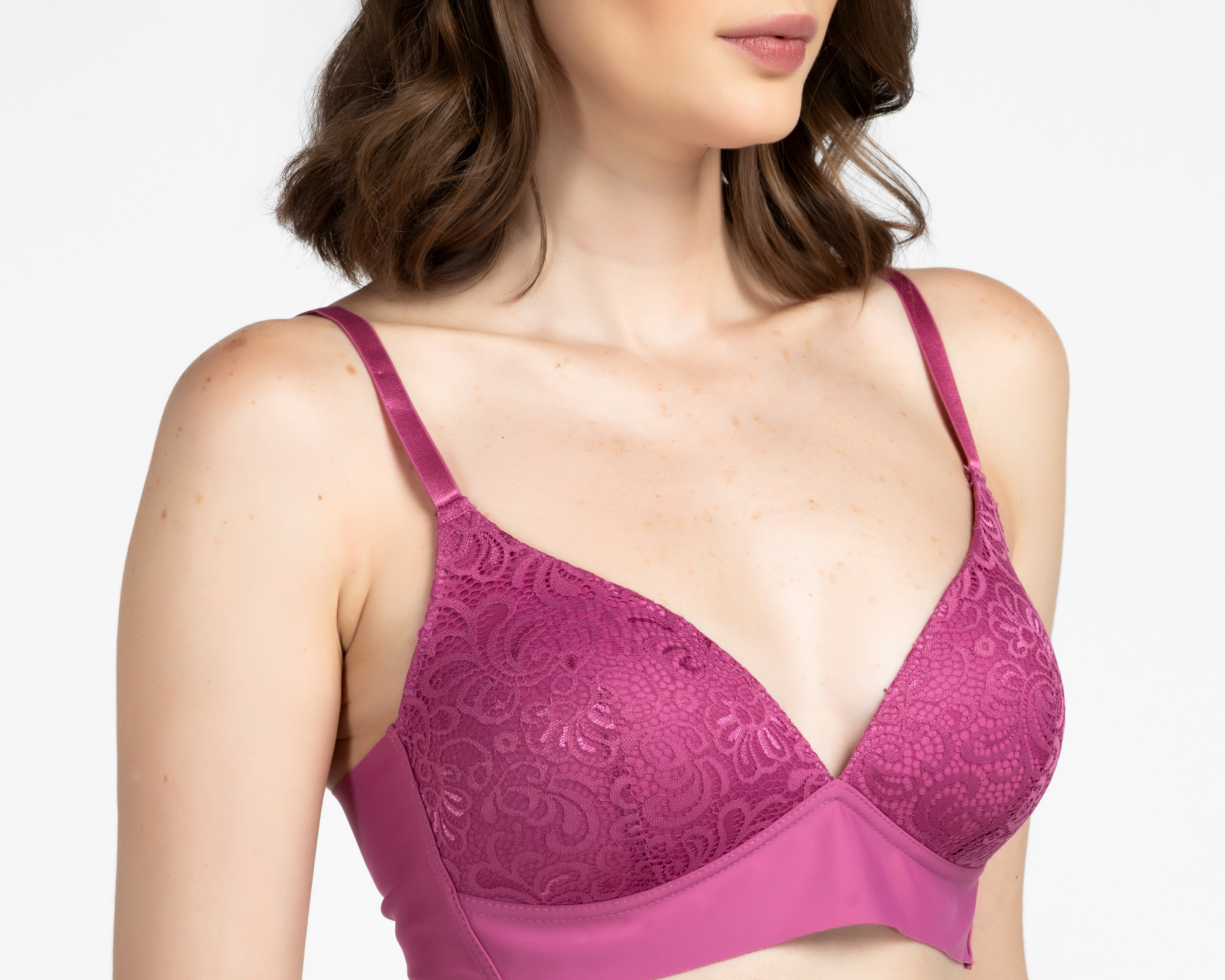 Foto 4 | Foto 4 | Brasier Copa Completa con Encaje Prima Valentina para Mujer 2 Pack