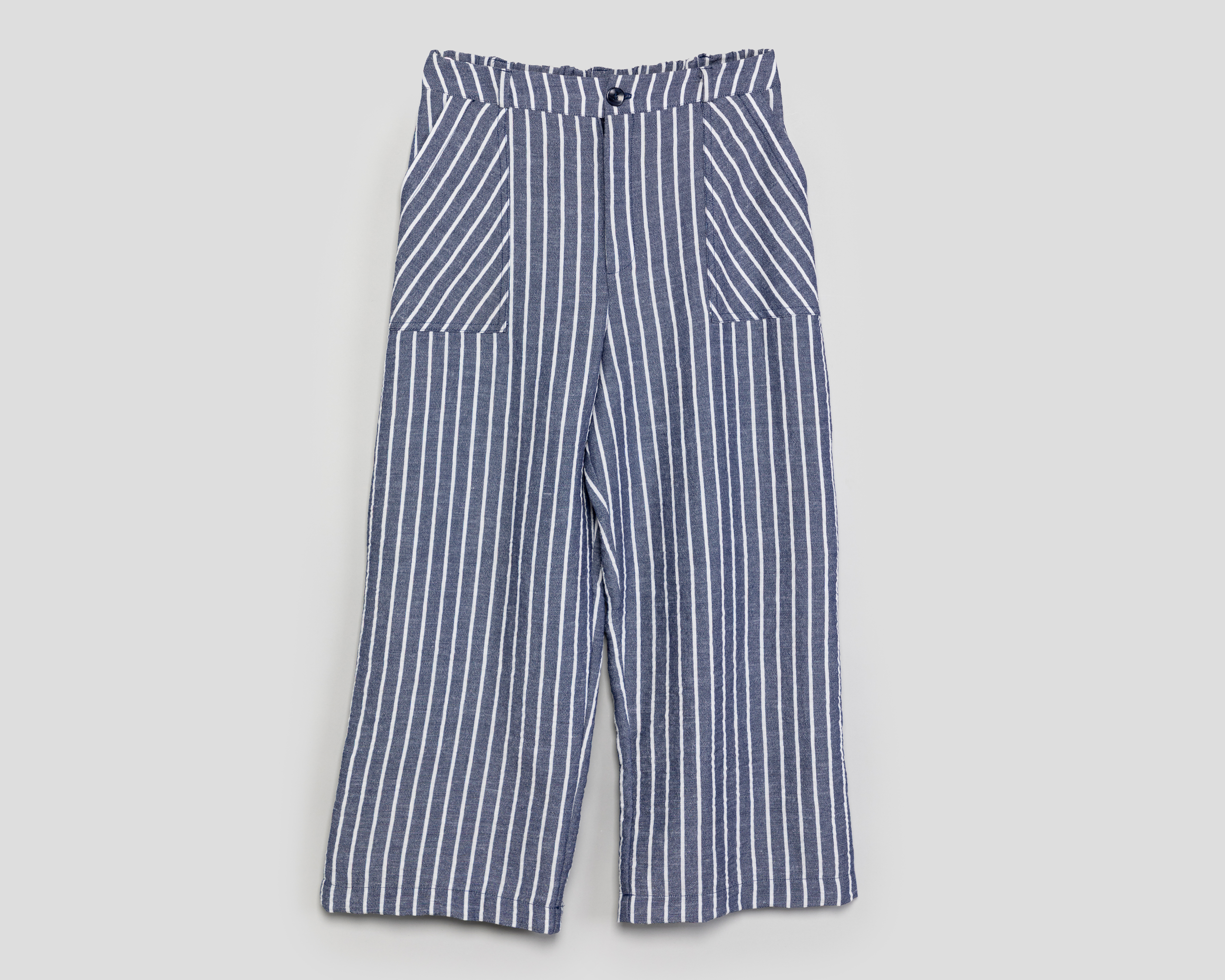 Pantalón Ancho Sahara a Rayas para Mujer