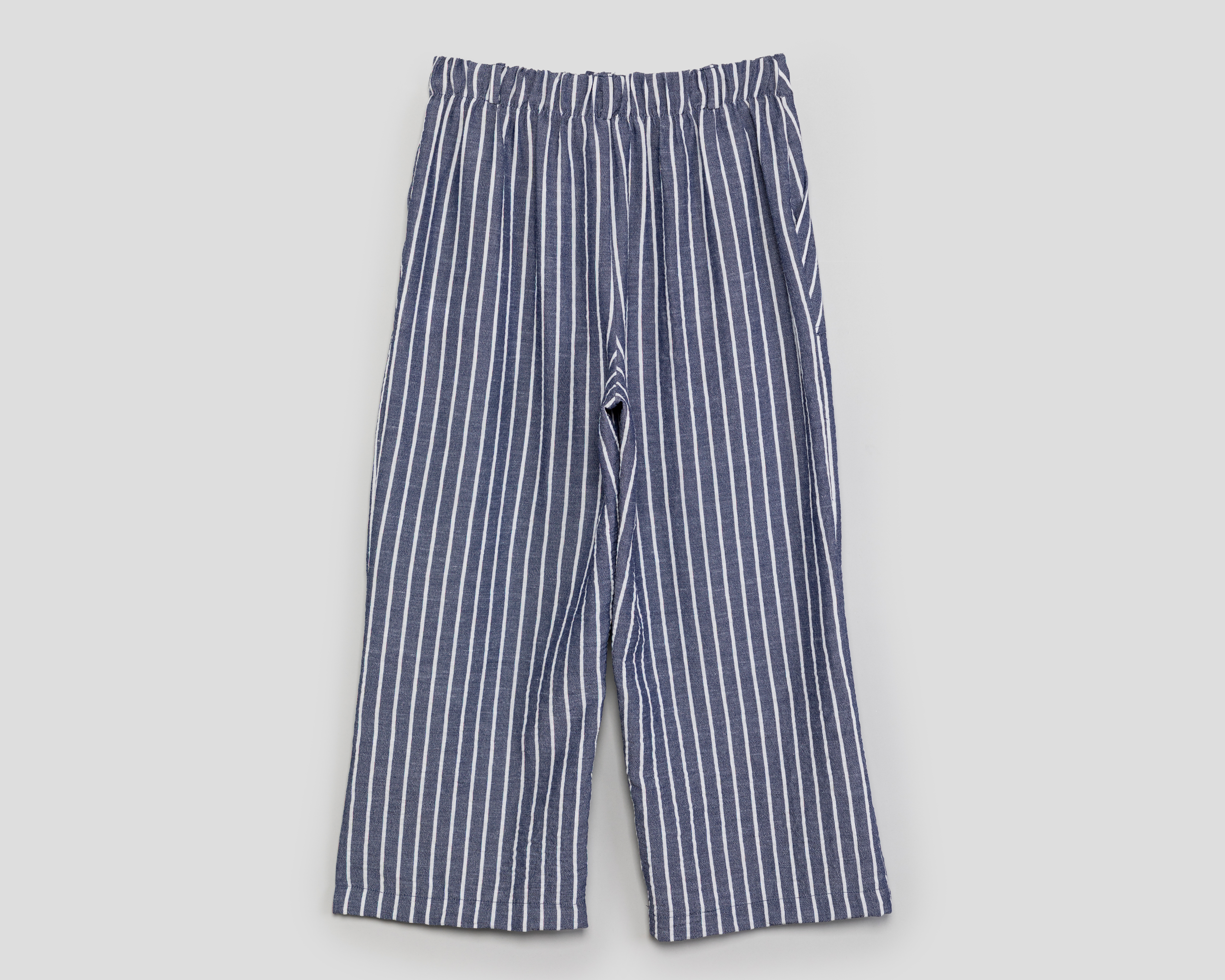 Foto 3 pulgar | Foto 2 | Pantalón Ancho Sahara a Rayas para Mujer