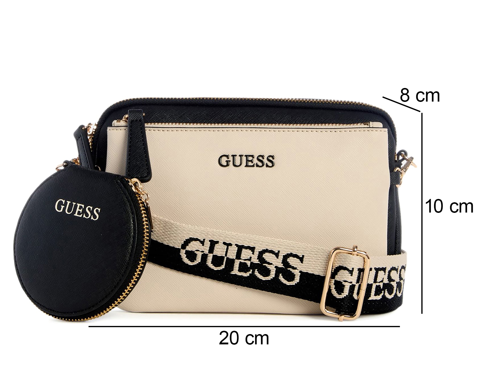 Foto 4 | Foto 4 | Bolsa Cruzada Guess Aengus con Monedero