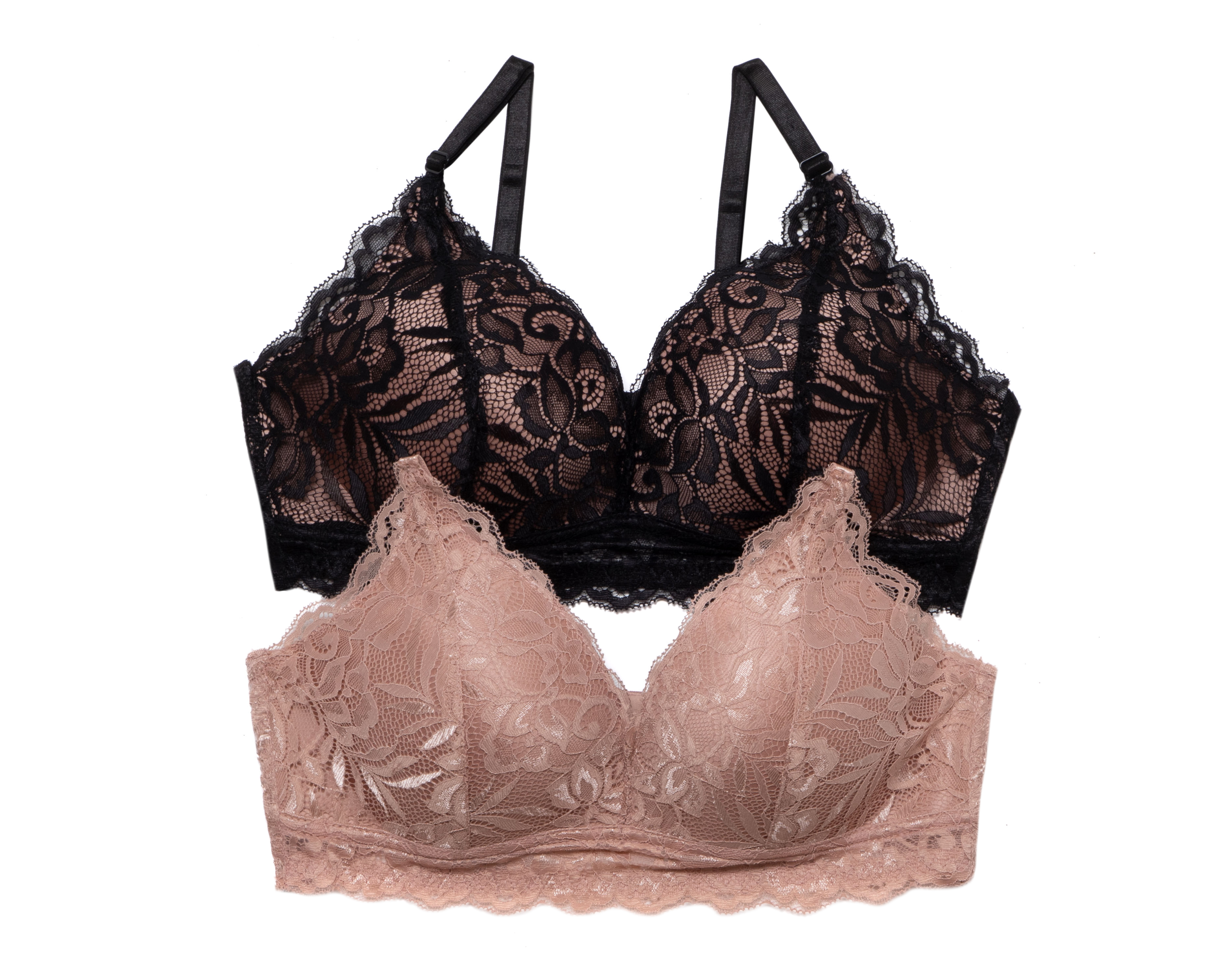 Foto 2 pulgar | Foto 1 | Brasier Copa Completa con Encaje Prima Valentina 2 Pack