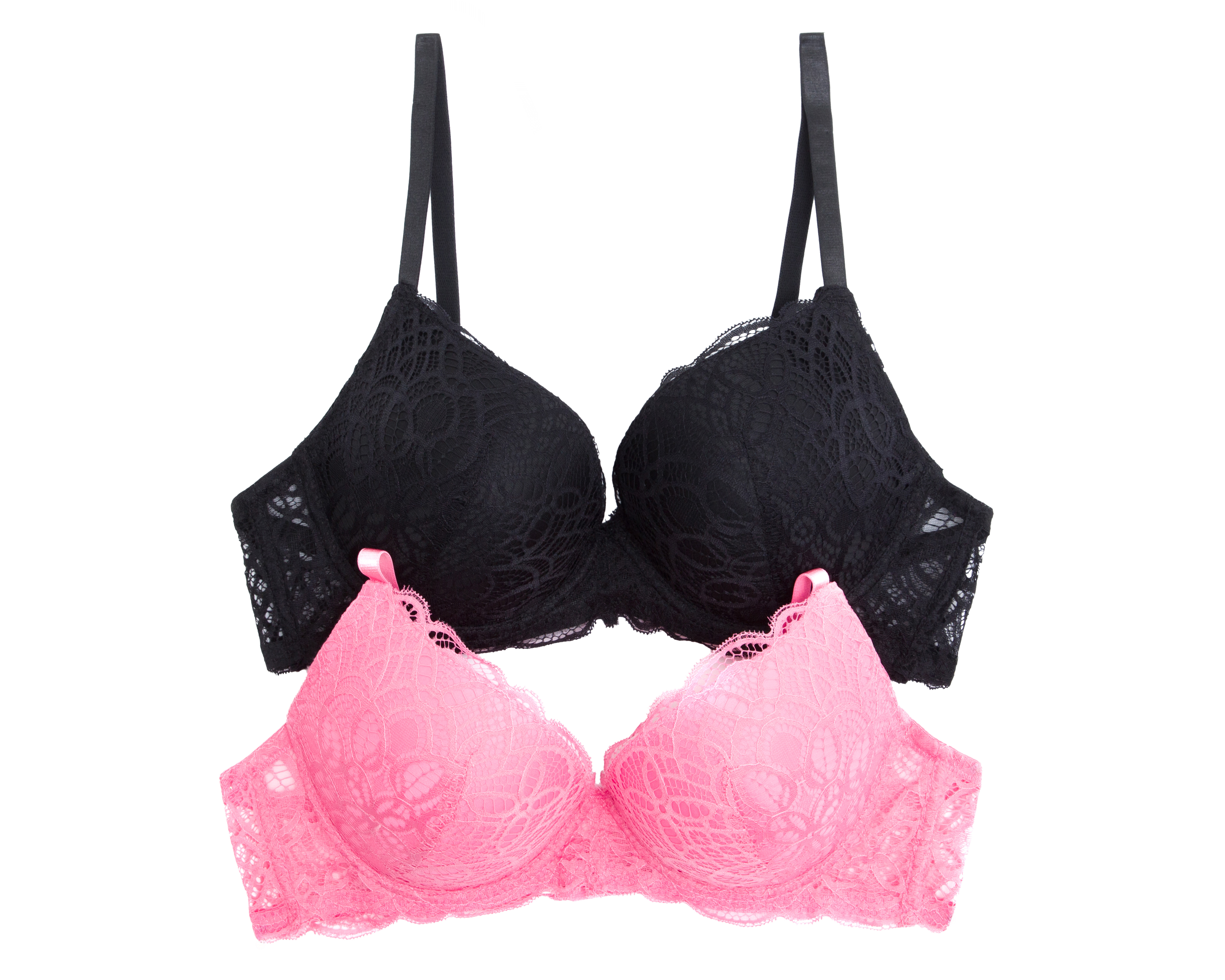 Foto 1 | Foto 1 | Brasier Media Copa con Encaje Hush 2 Pack