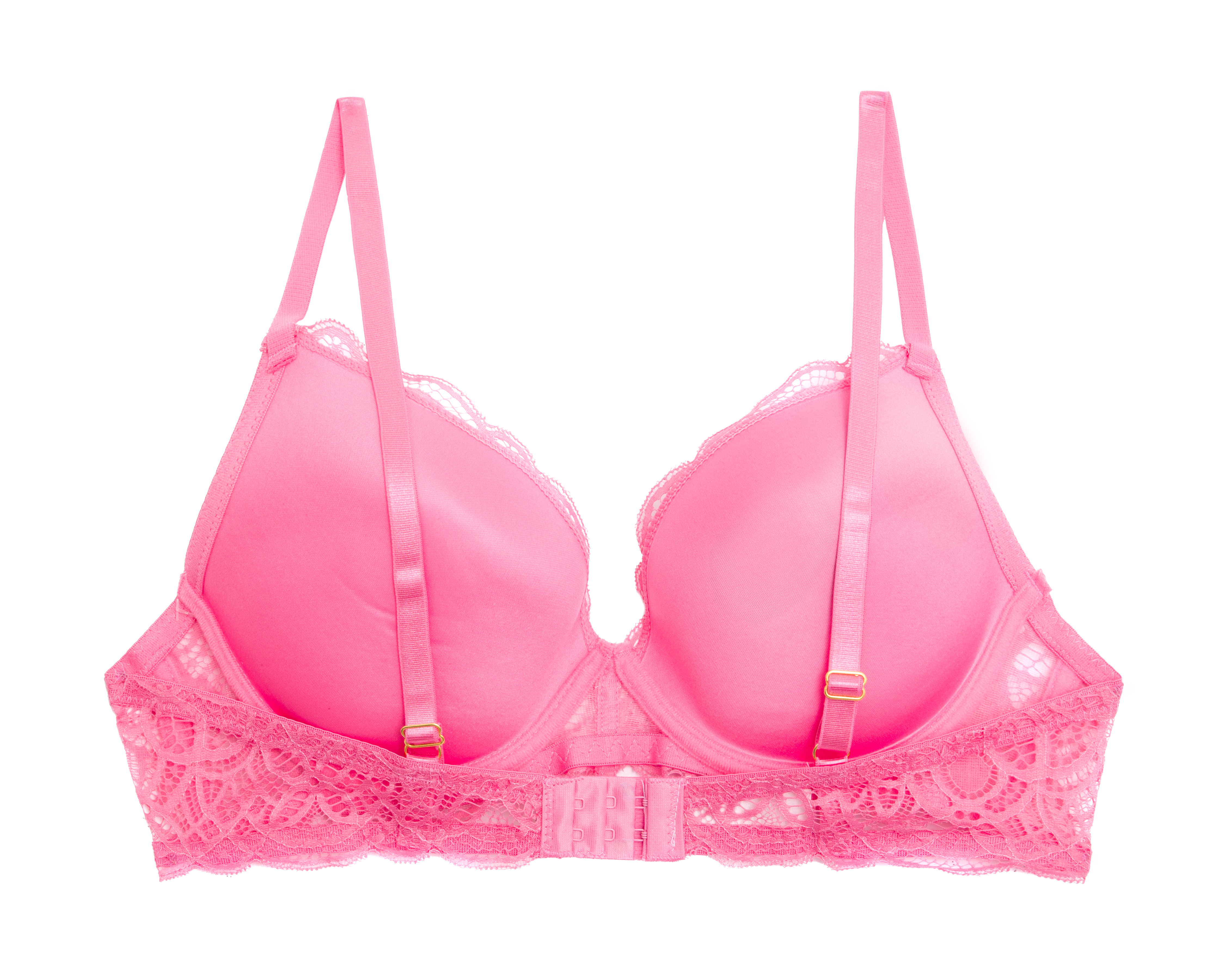 Foto 4 pulgar | Foto 3 | Brasier Media Copa con Encaje Hush 2 Pack