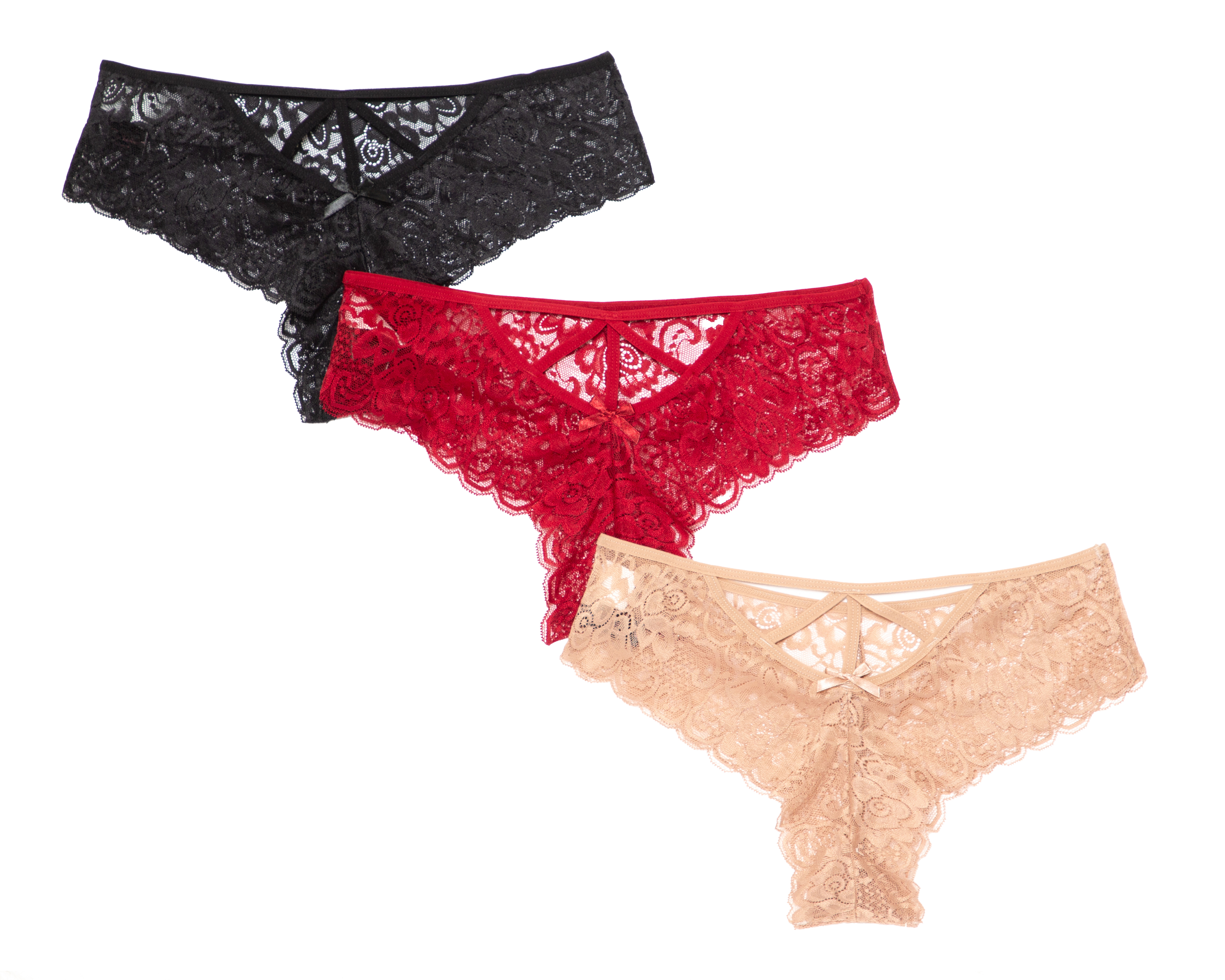 Foto 3 pulgar | Foto 2 | Bikini de Encaje Prima Valentina para Mujer 3 Piezas