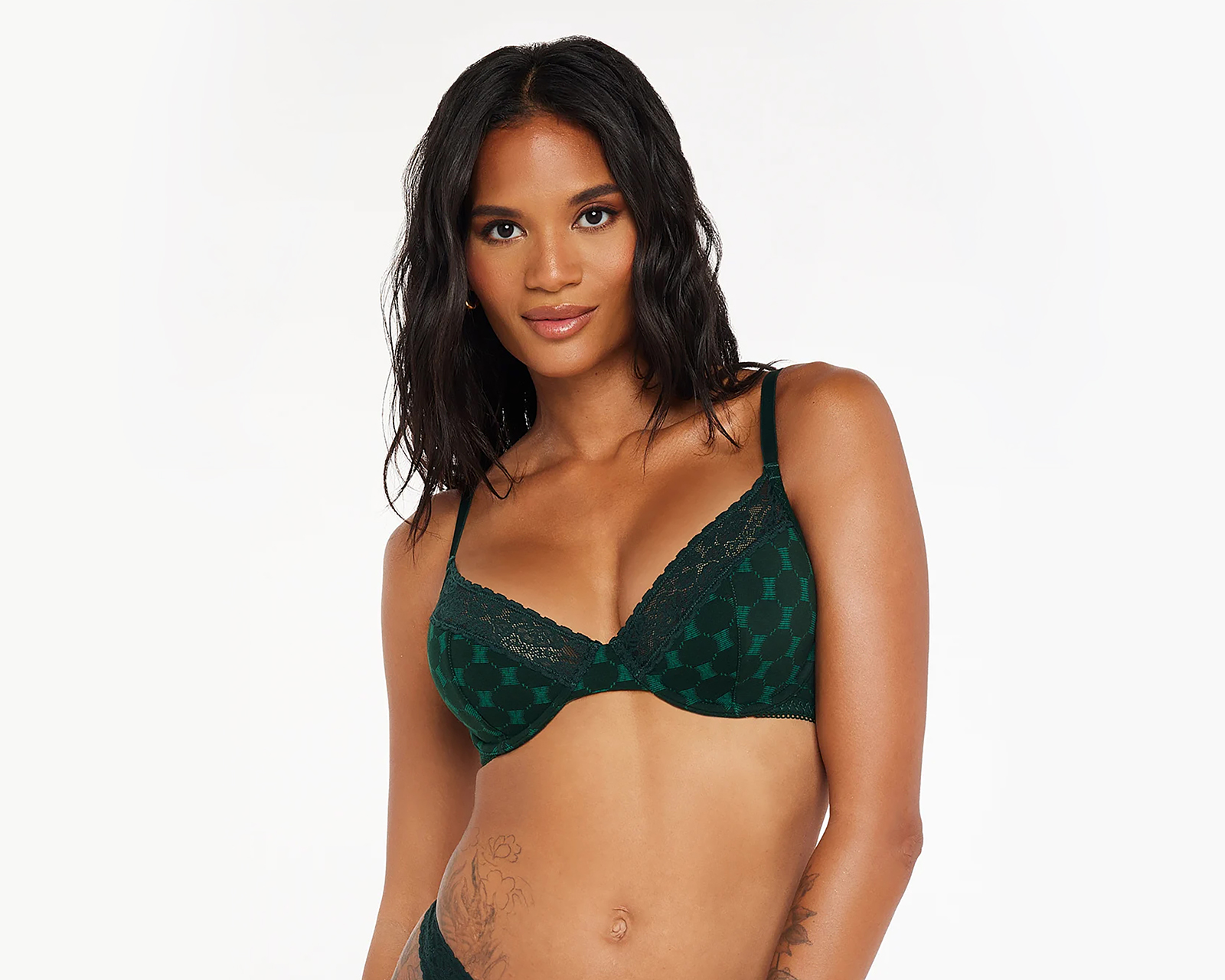 Foto 3 pulgar | Foto 2 | Brasier de Encaje Mine Media Copa