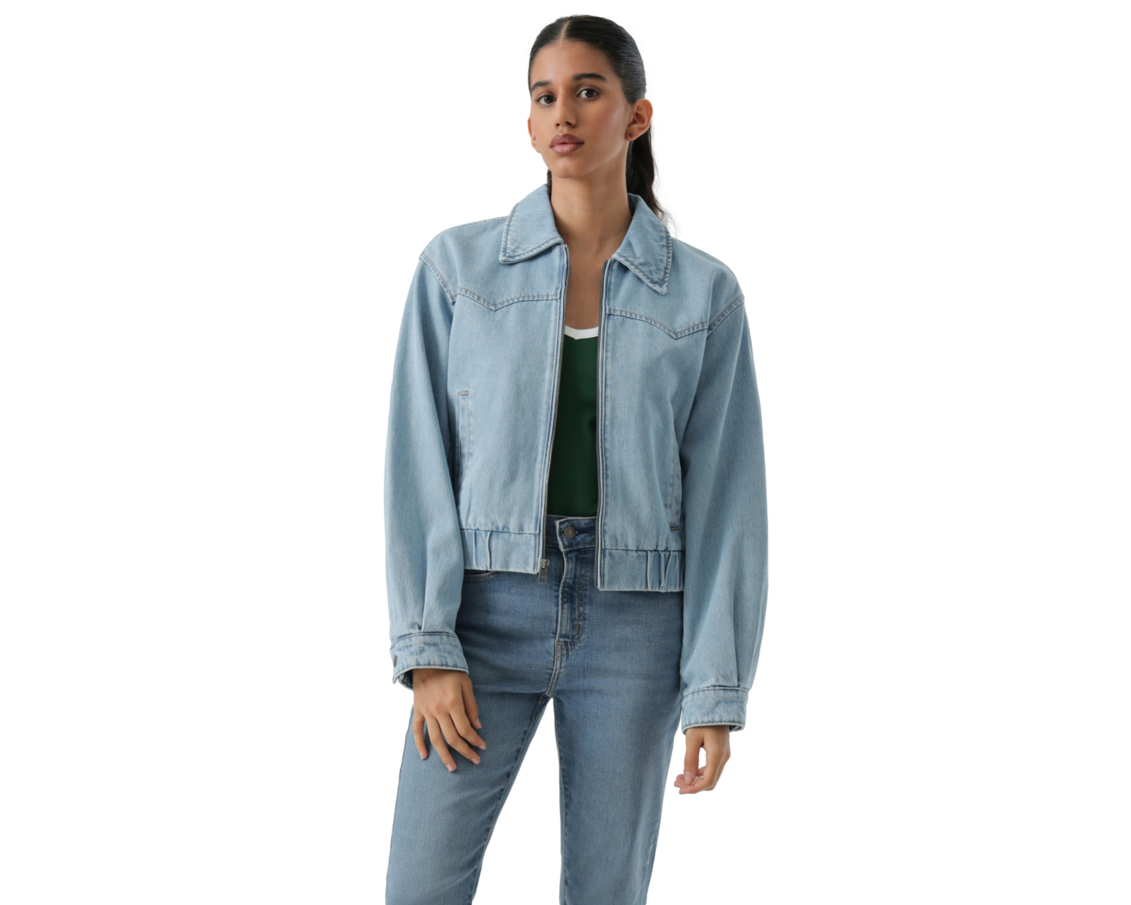 Foto 2 pulgar | Foto 1 | Chamarra de Mezclilla Levi's para Mujer
