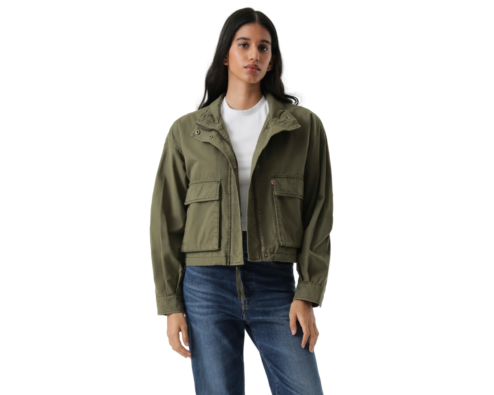 Chamarra Verde Levi's para Mujer