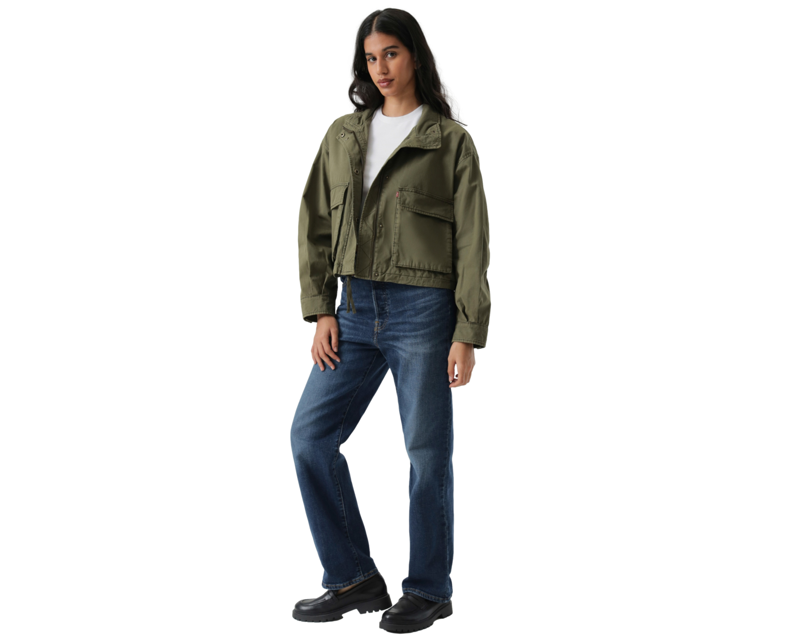 Foto 2 | Foto 2 | Chamarra Verde Levi's para Mujer