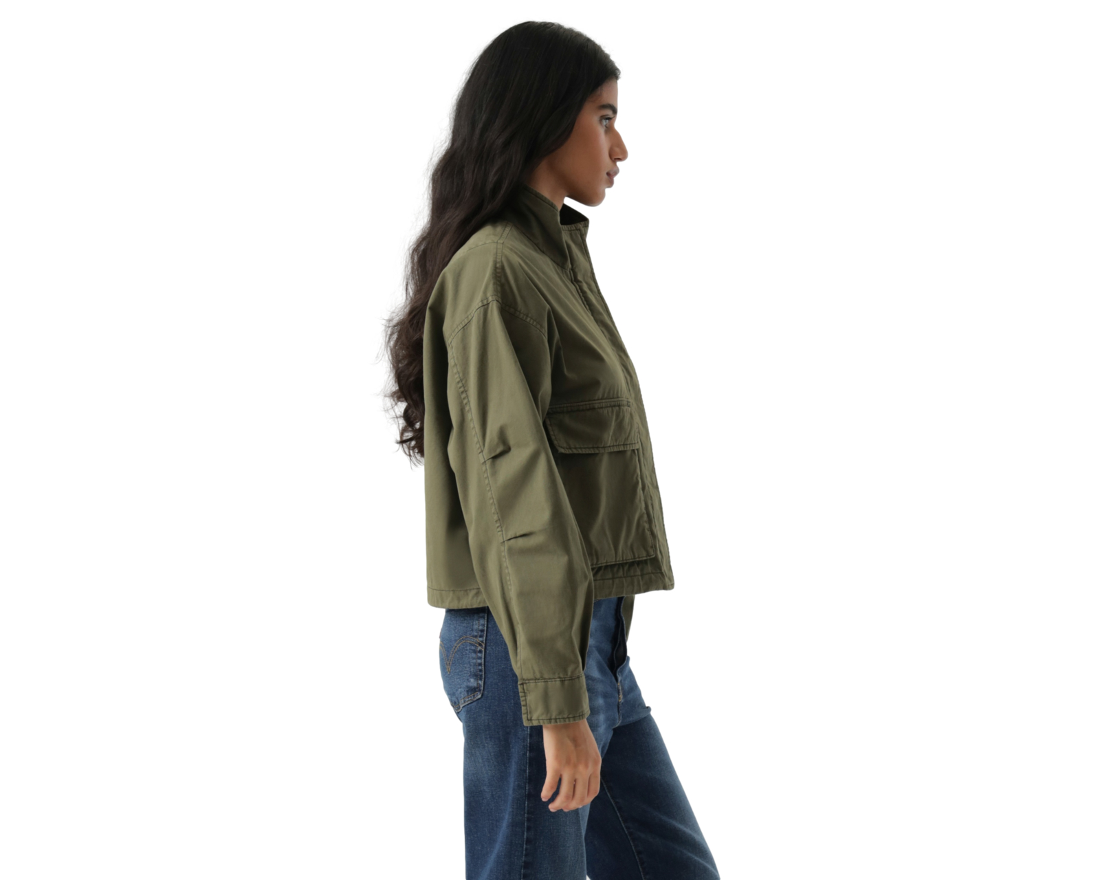 Foto 4 | Foto 4 | Chamarra Verde Levi's para Mujer