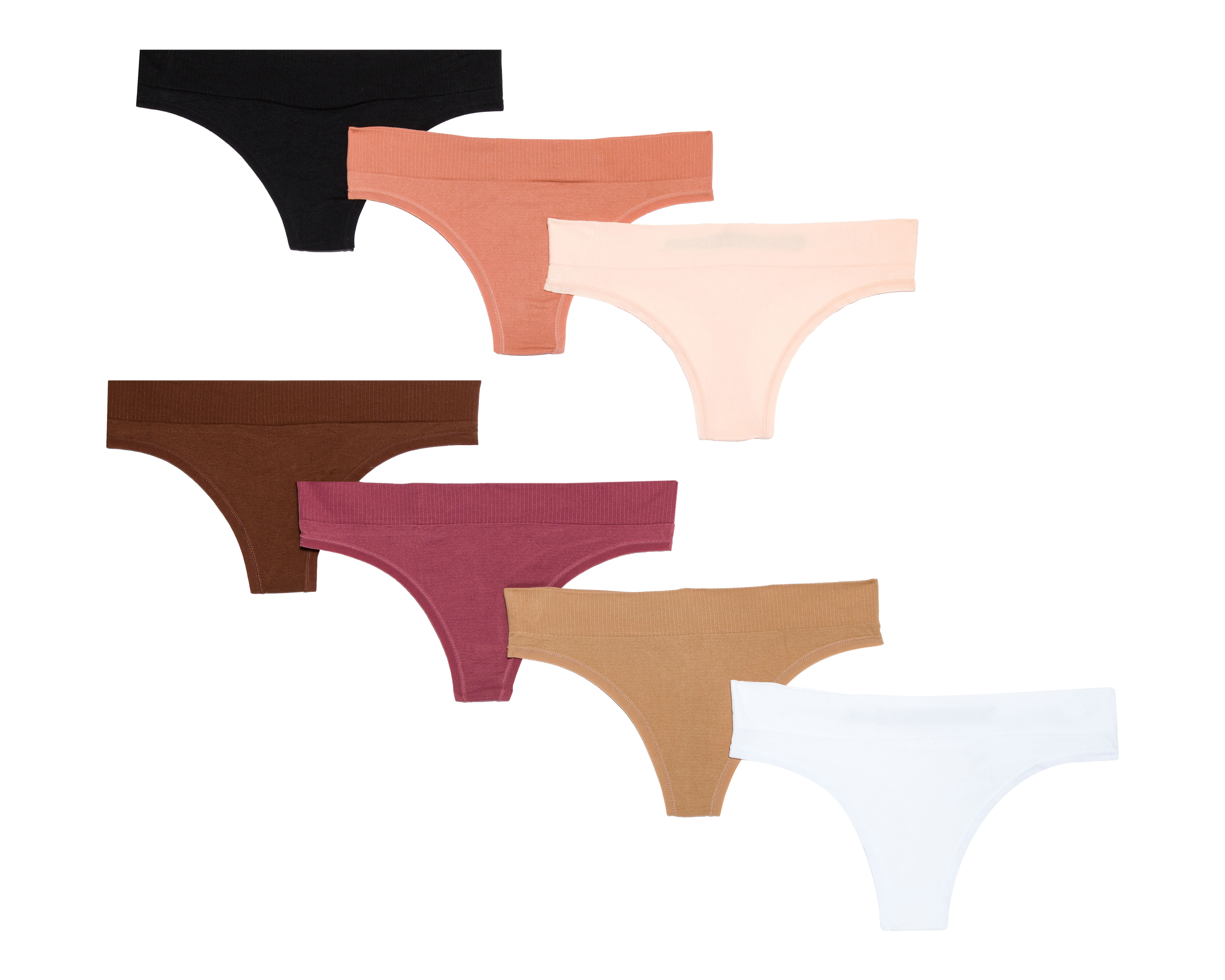 Foto 2 pulgar | Foto 1 | Tanga Fitwell para Mujer 7 Piezas
