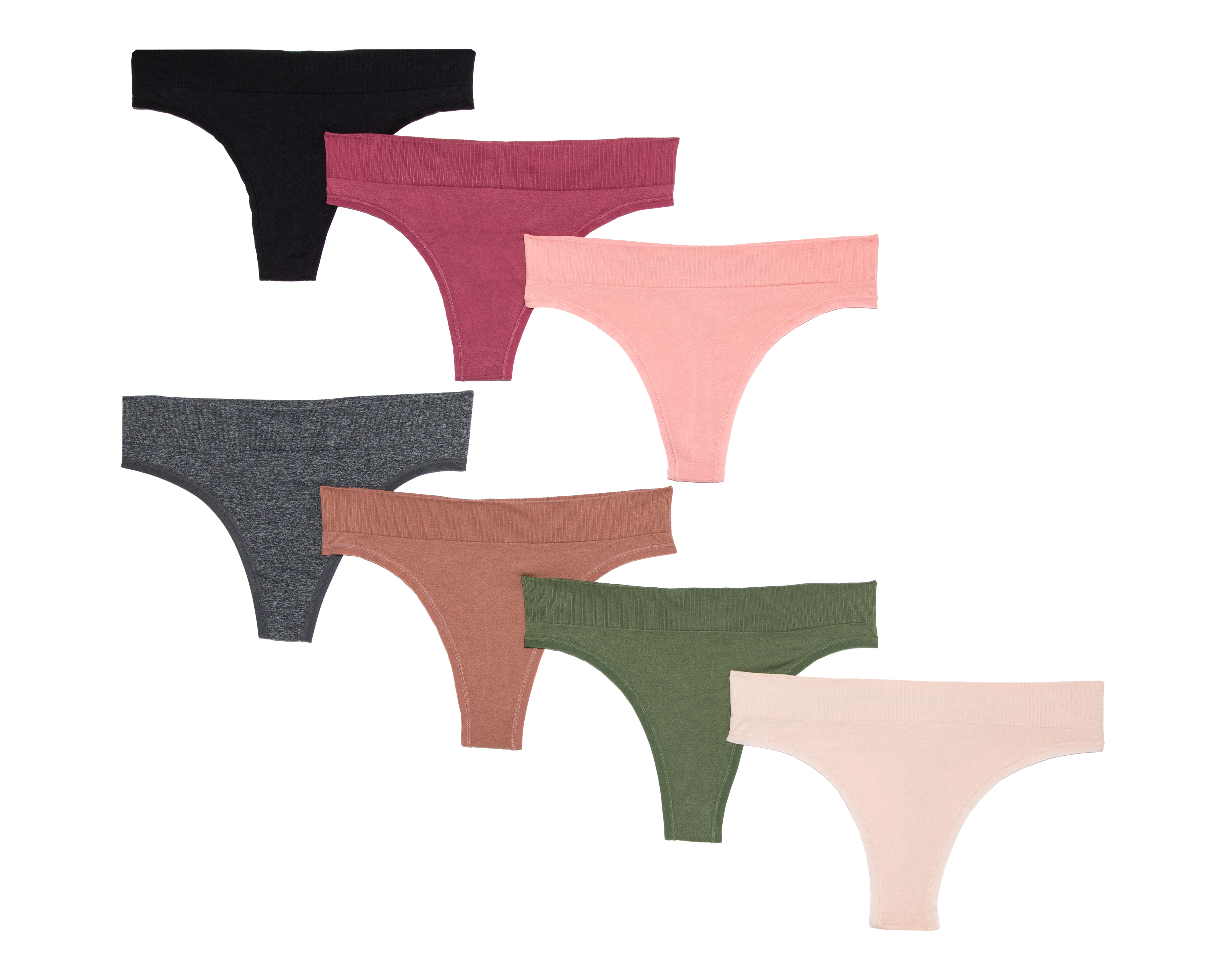 Foto 2 pulgar | Foto 1 | Tanga Fitwell para Mujer 7 Piezas