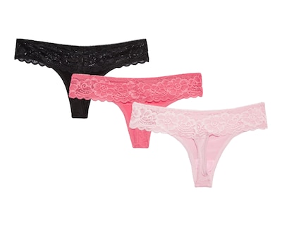 Foto 2 | Foto 2 | Tanga con Encaje Prima Valentina para Mujer 3 Piezas