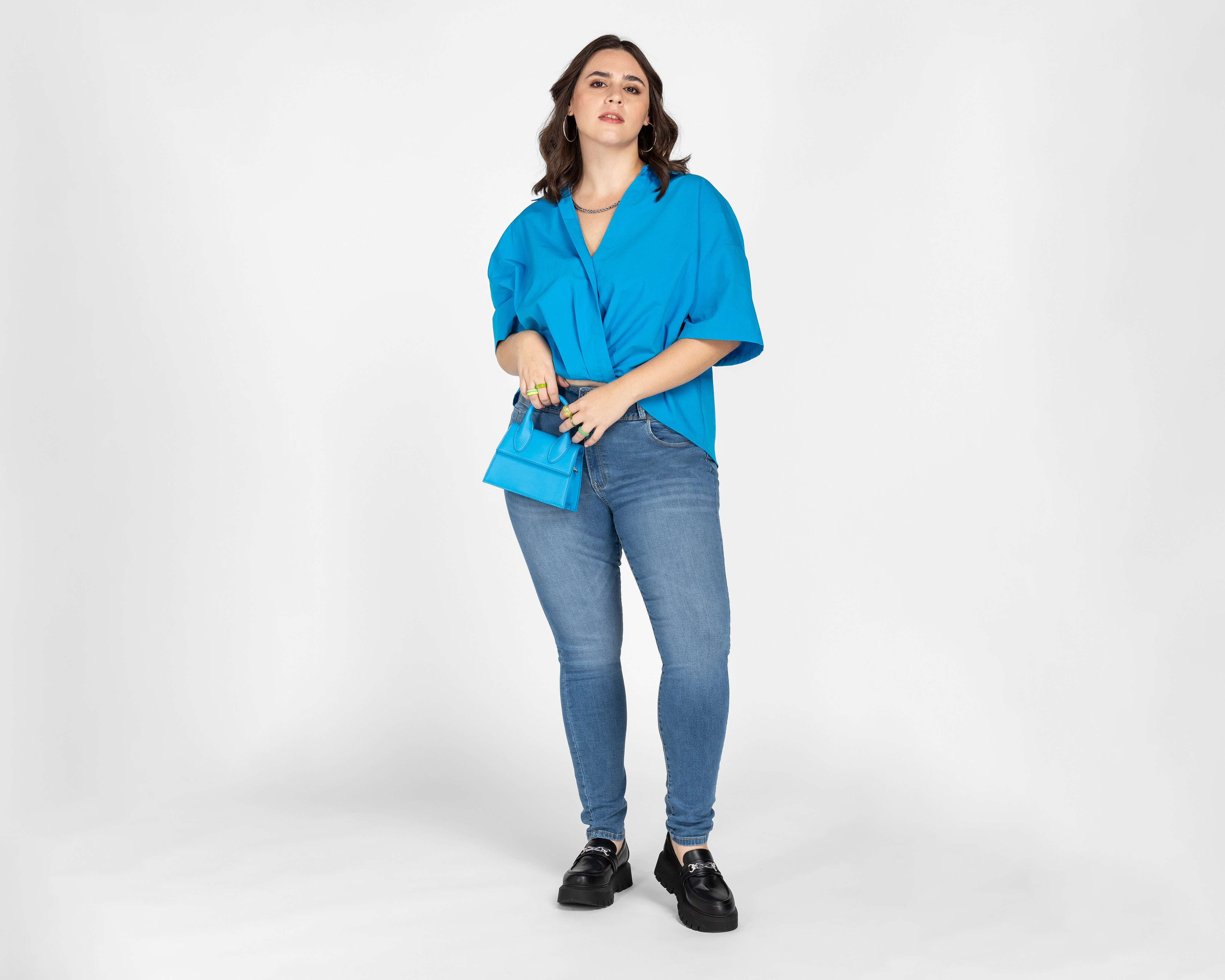 Foto 5 | Foto 5 | Blusa Sahara Manga Corta con Botones