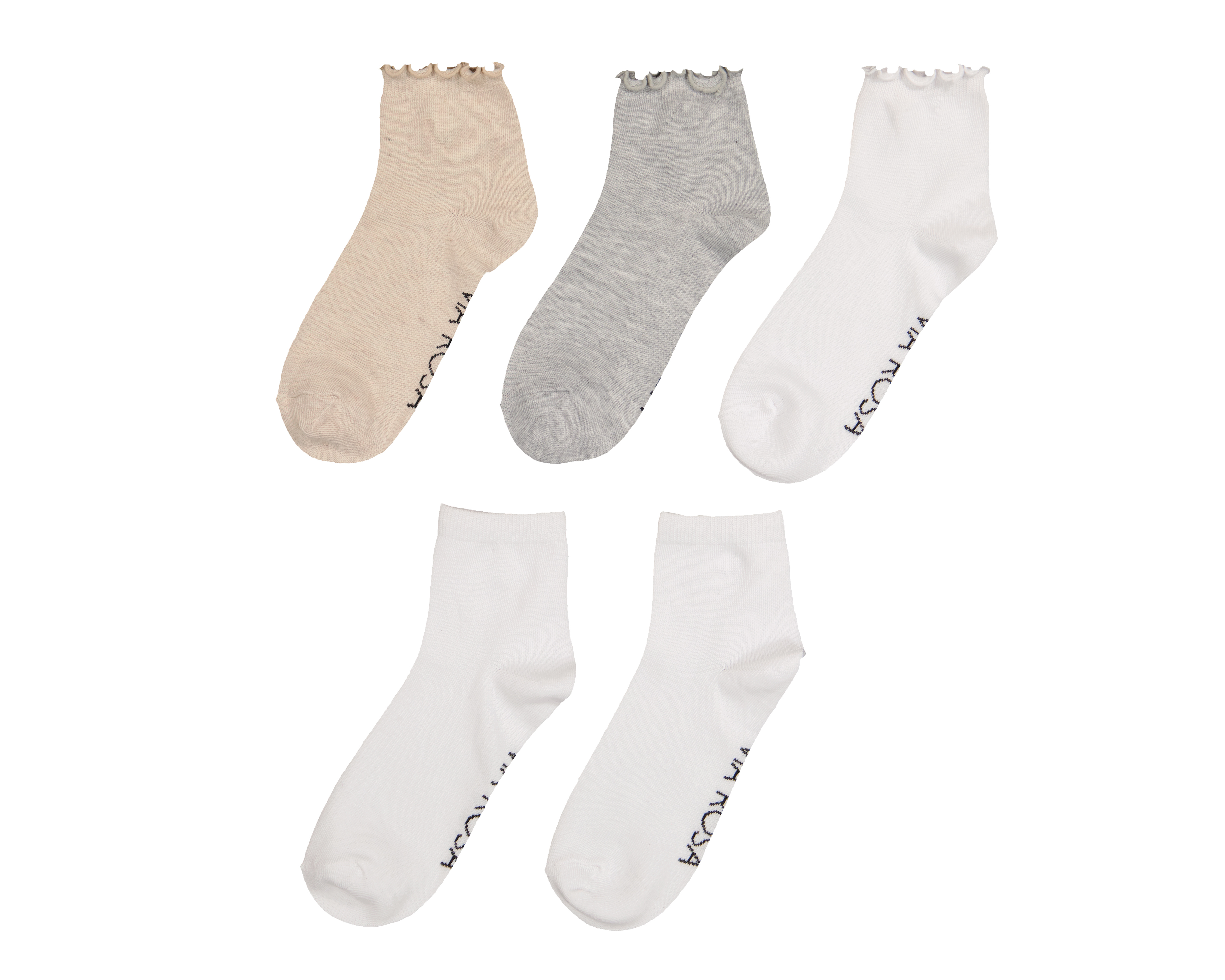 Calcetas de Vestir Vía Rosa para Mujer 5 Pares
