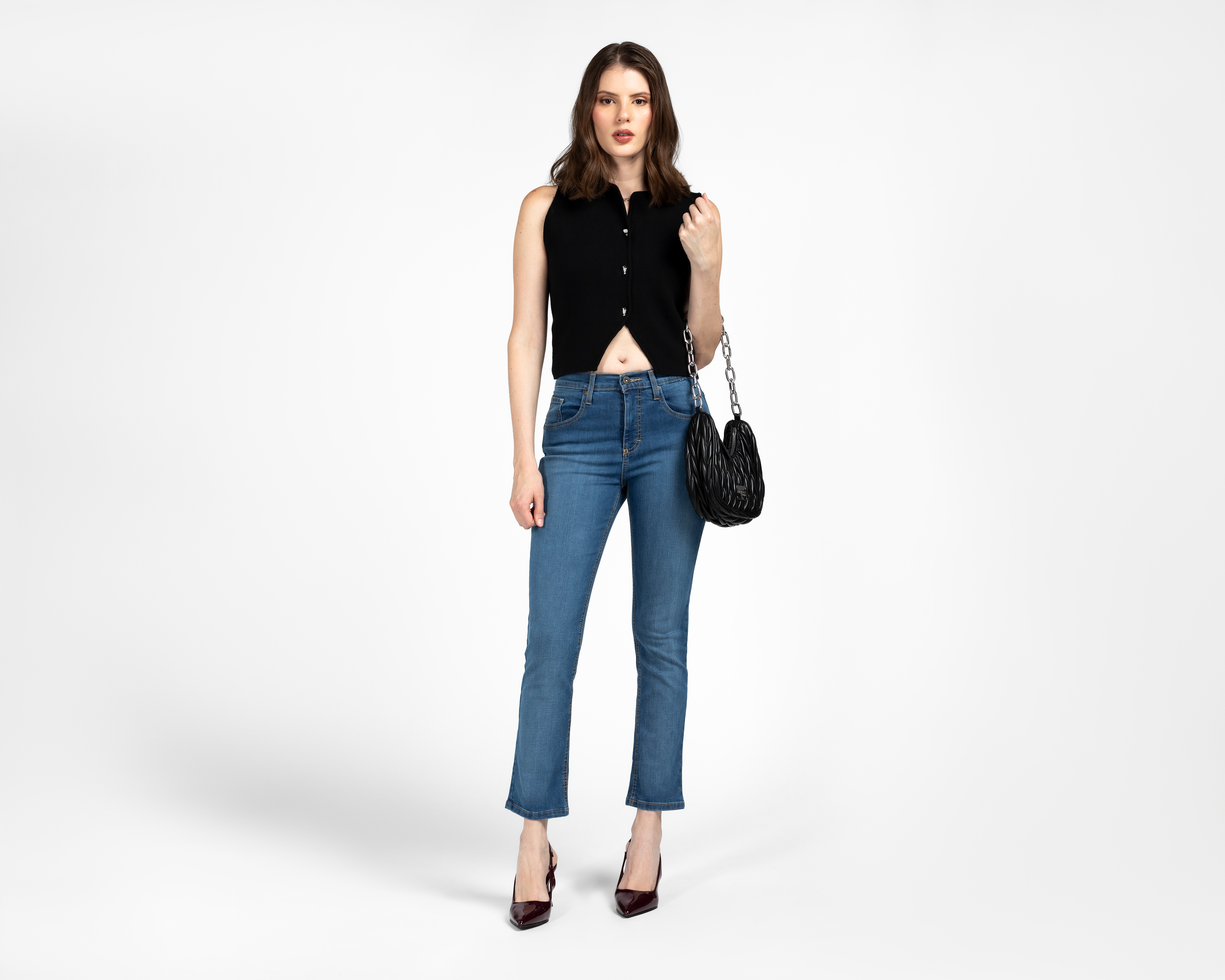 Foto 3 pulgar | Foto 2 | Jeans Slim Lee para Mujer