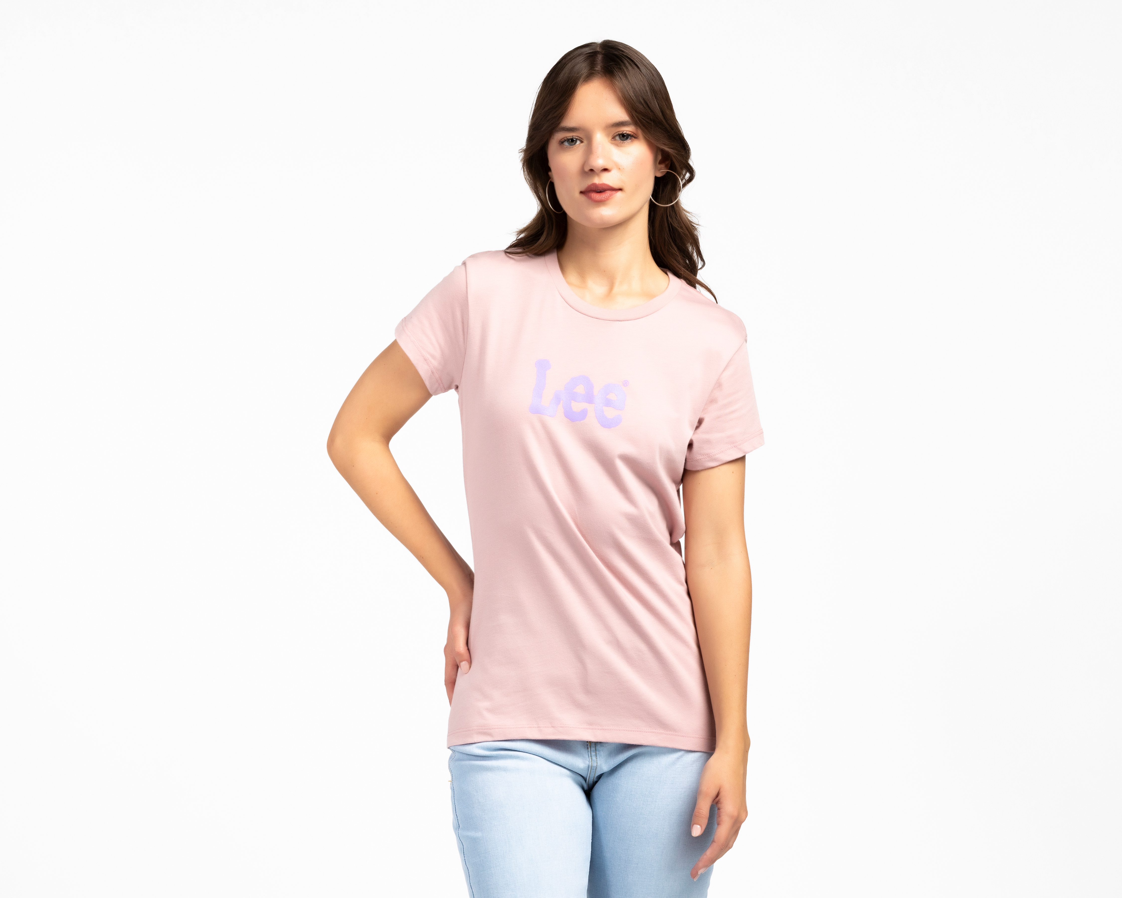 Foto 1 | Foto 1 | Playera Manga Corta Lee para Mujer