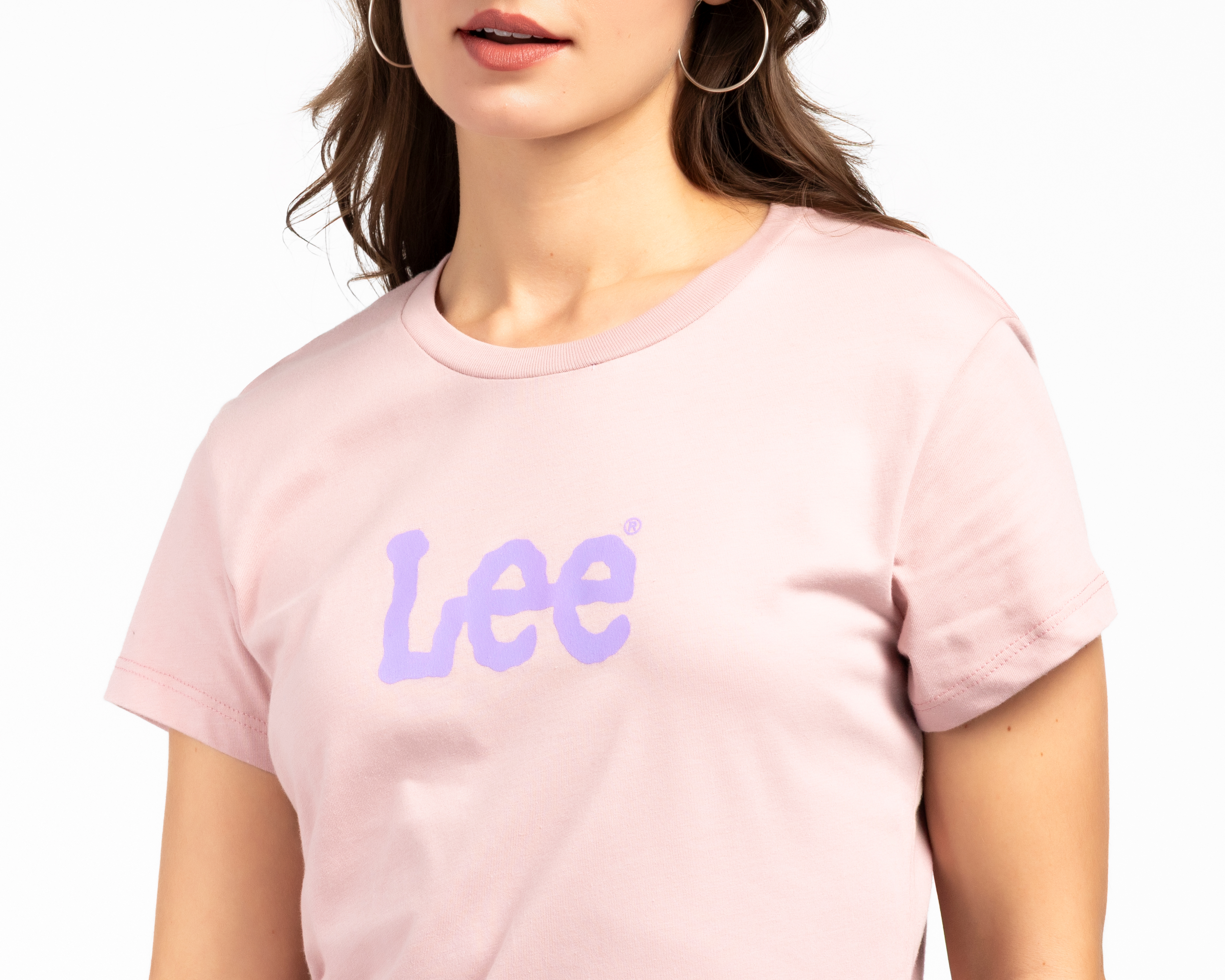 Foto 5 pulgar | Foto 4 | Playera Manga Corta Lee para Mujer