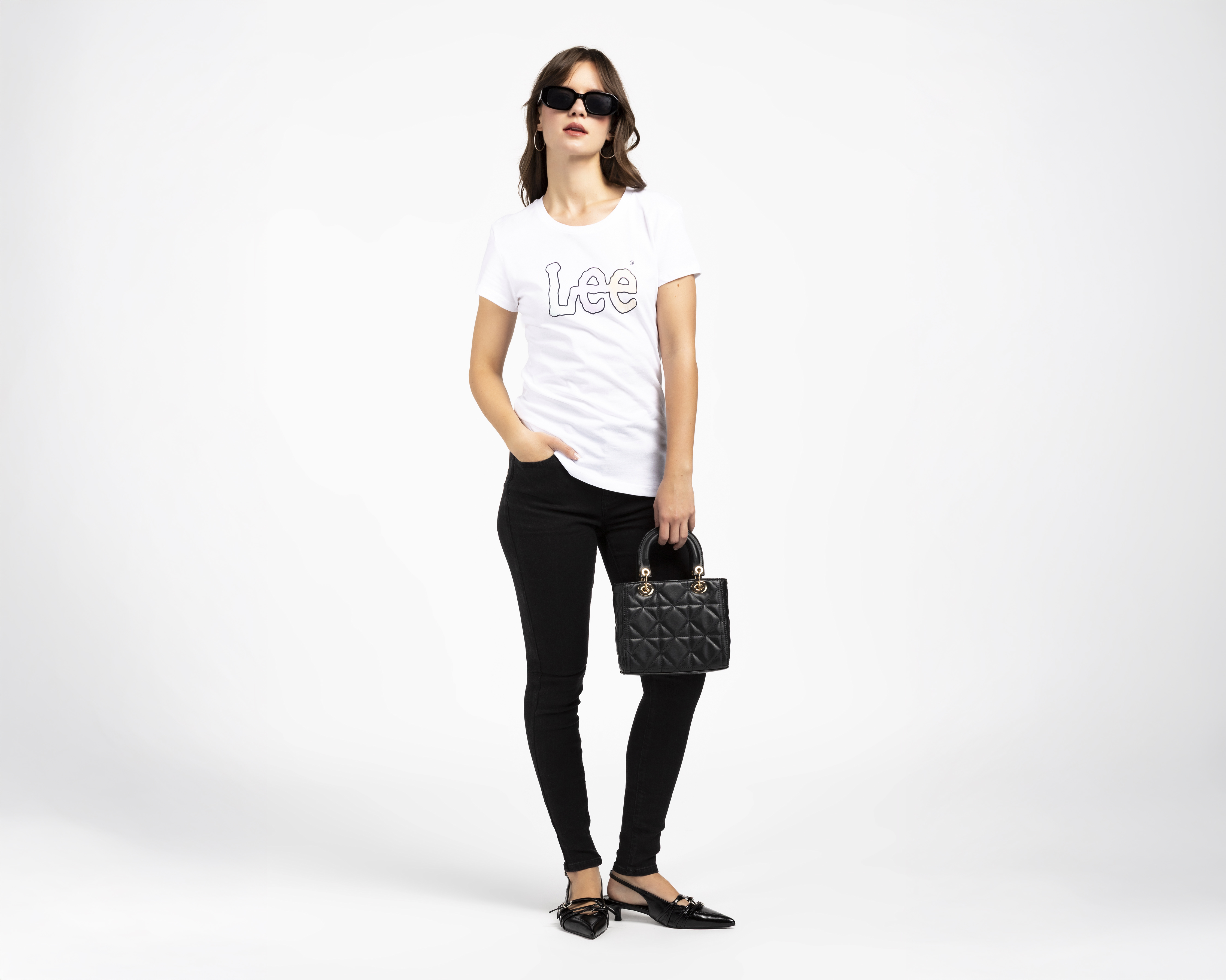 Foto 2 | Foto 2 | Playera Manga Corta Lee para Mujer