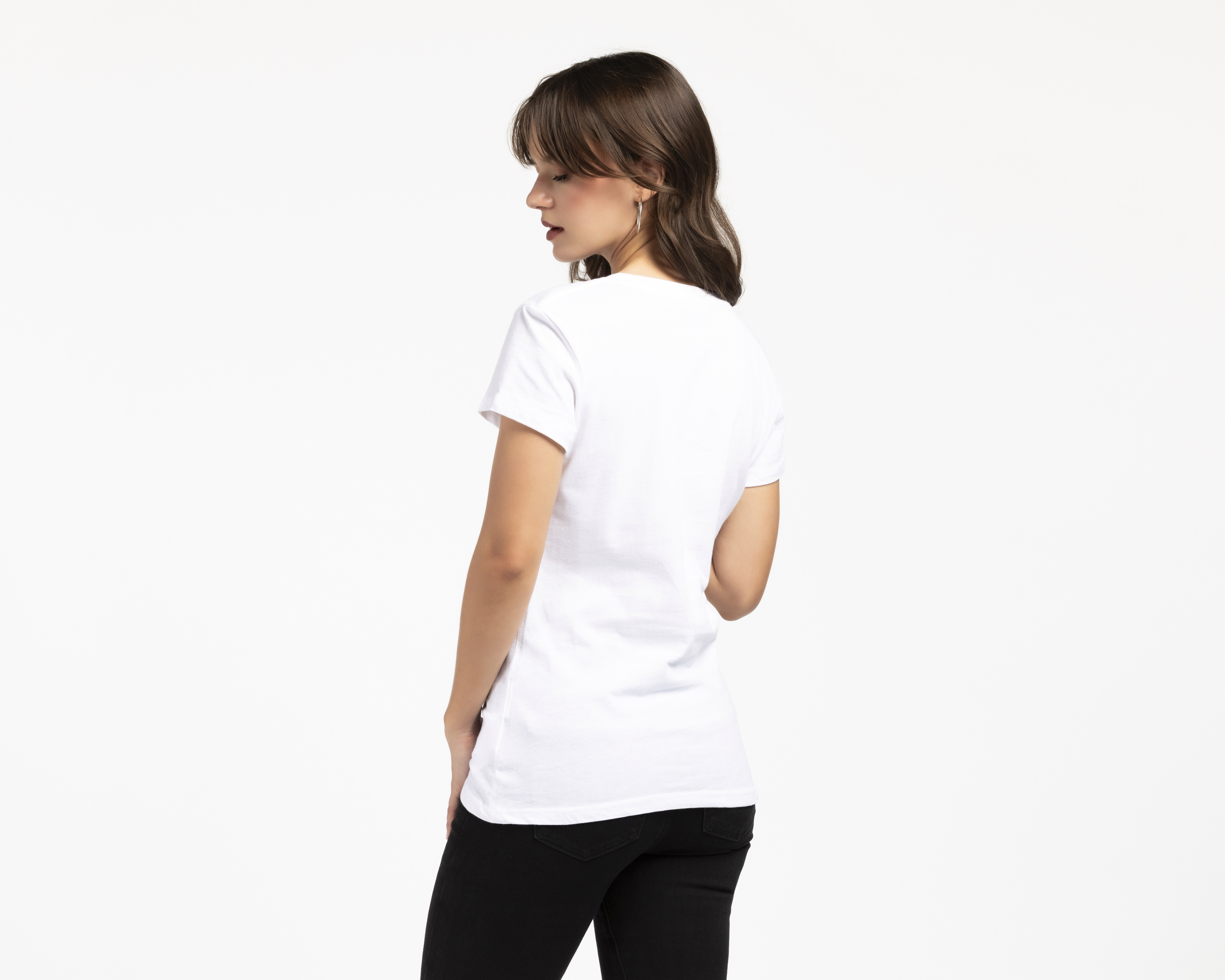 Foto 4 pulgar | Foto 3 | Playera Manga Corta Lee para Mujer