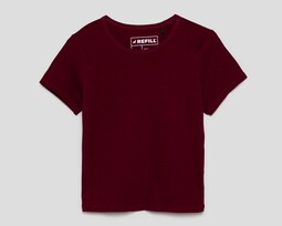 Playera Vino Refill para Mujer