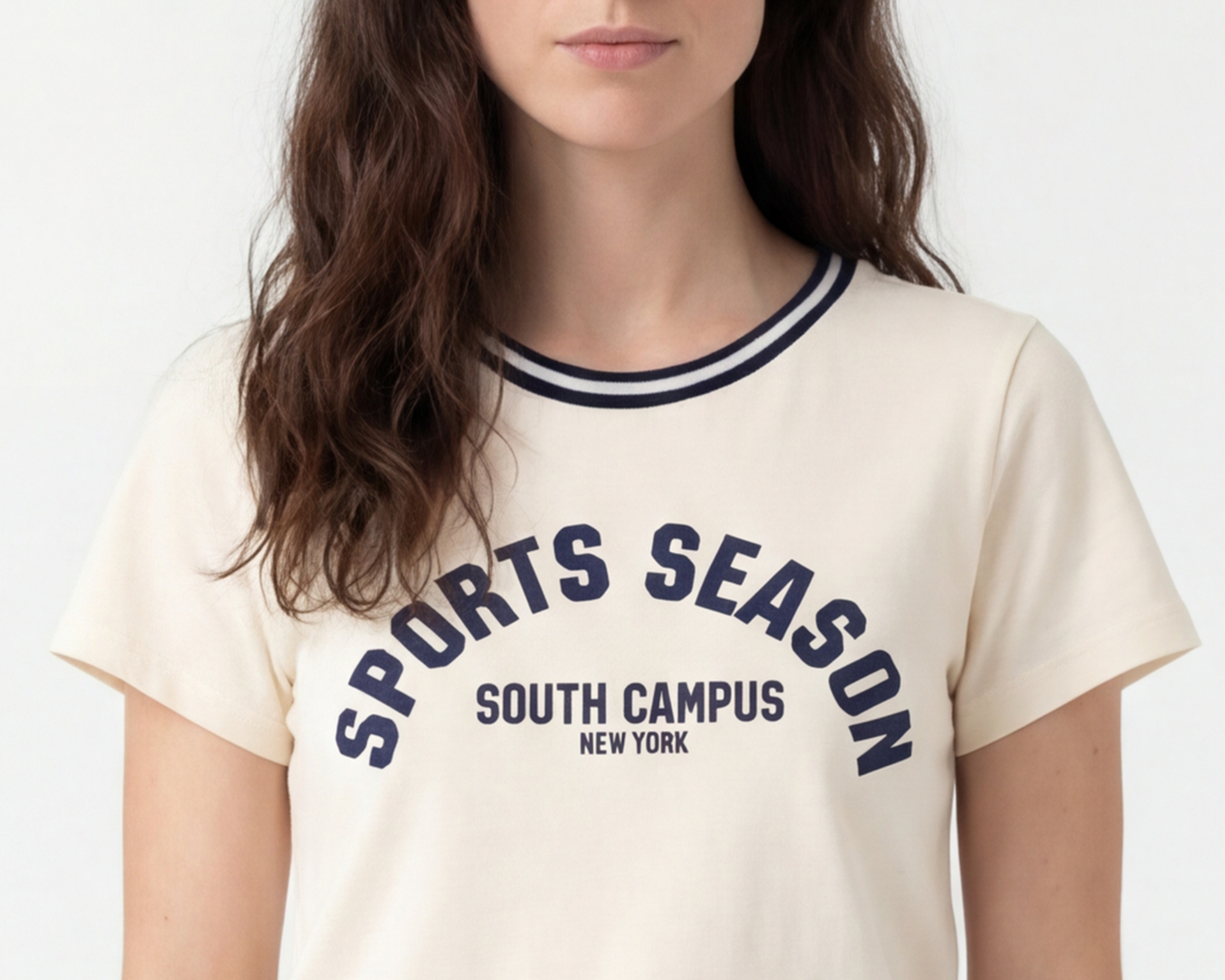 Foto 4 | Foto 4 | Playera Beige Refill para Mujer