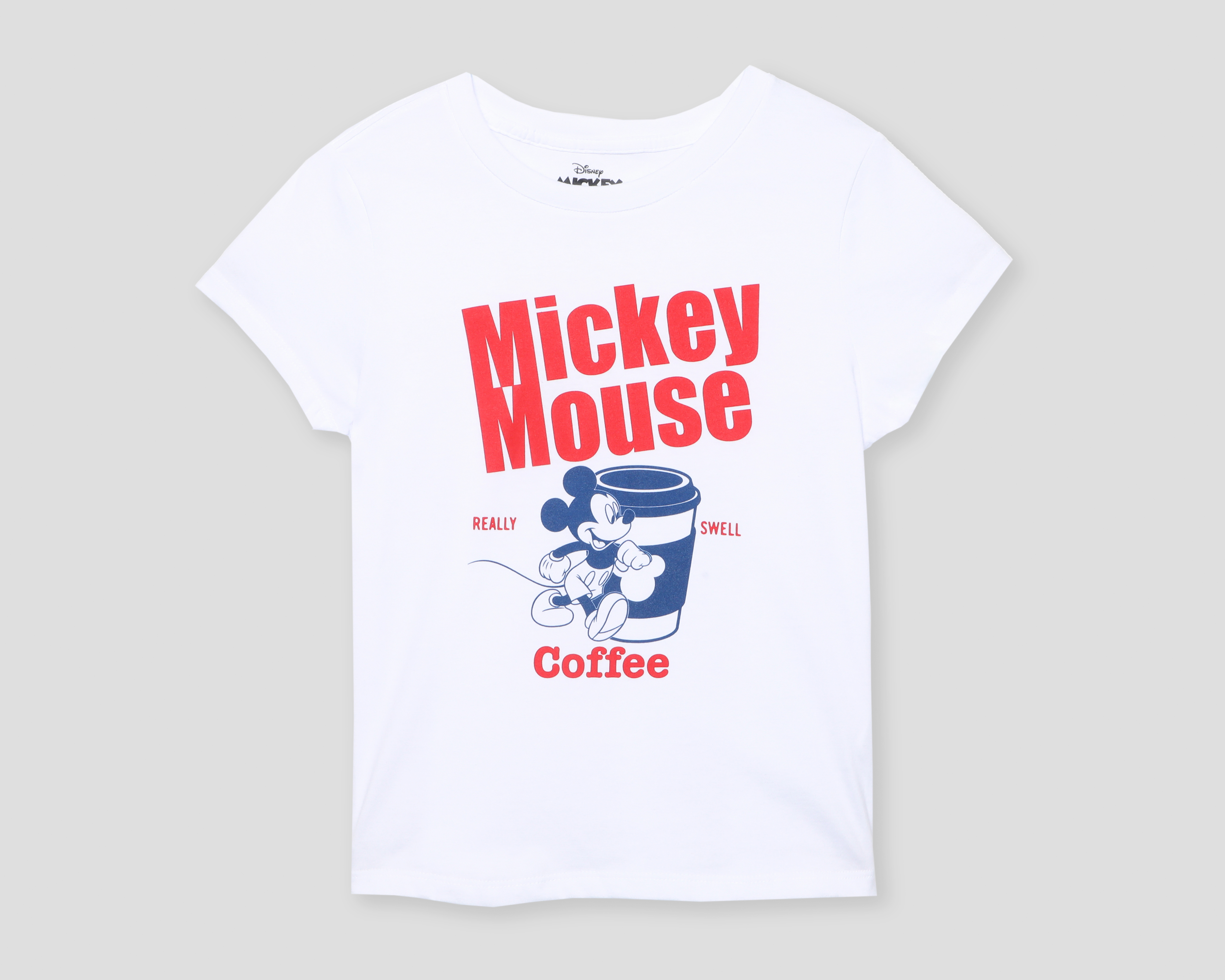 Foto 2 pulgar | Foto 1 | Playera Manga Corta Disney Mickey Mouse para Mujer