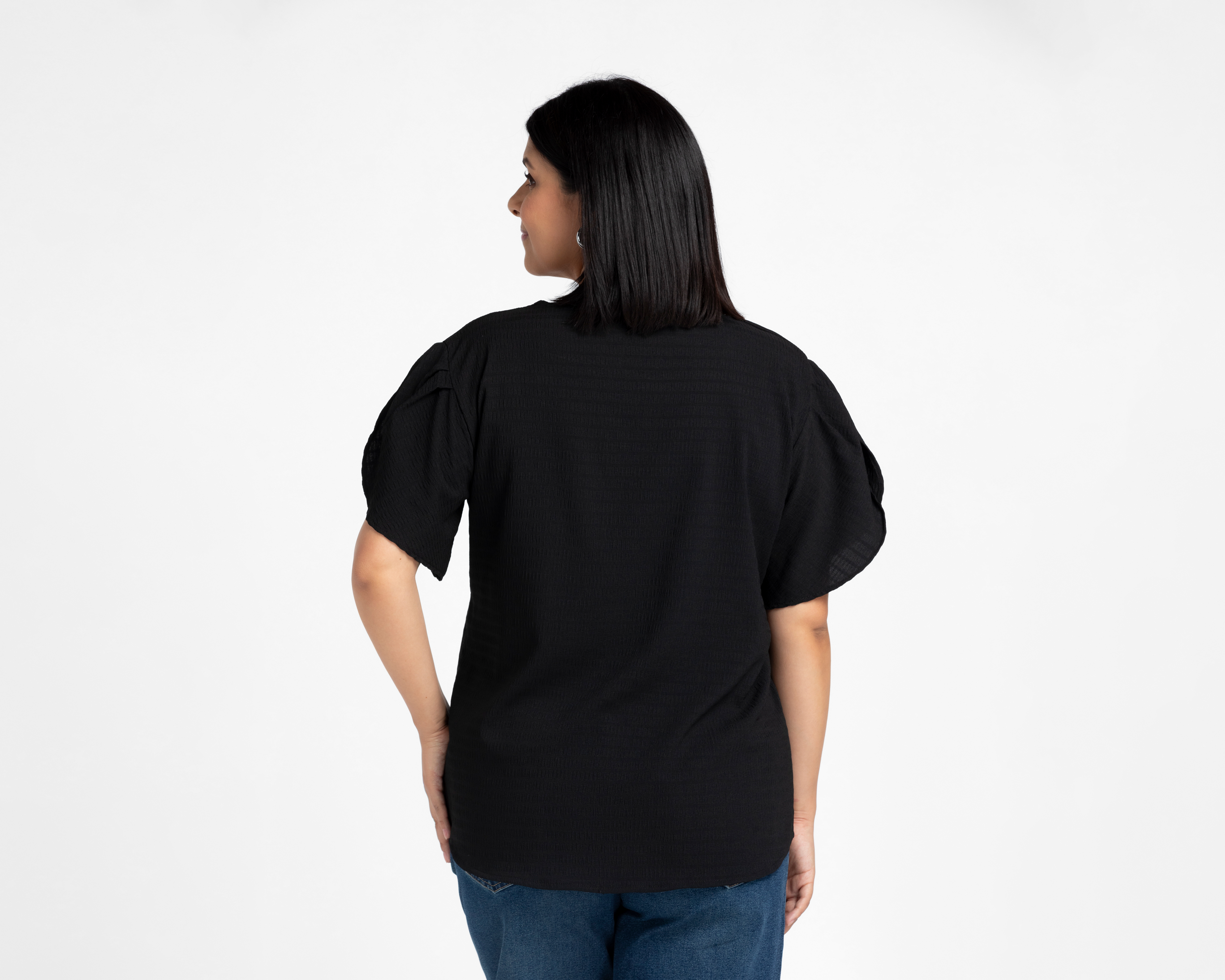 Foto 4 pulgar | Foto 3 | Blusa Manga Corta Lady Sun para Mujer