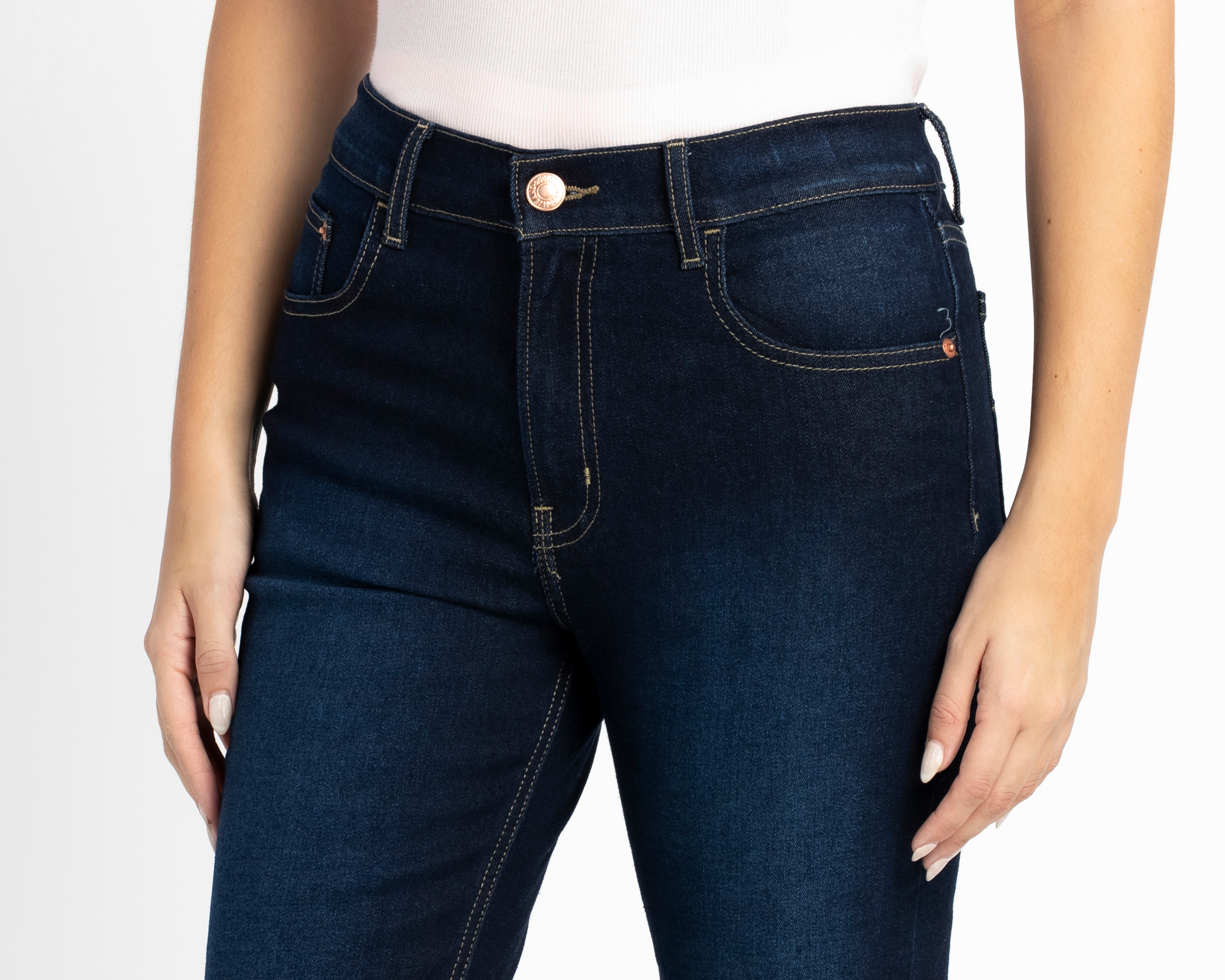 Foto 5 pulgar | Foto 4 | Jeans Recto Oggi Atraction Vintage para Mujer