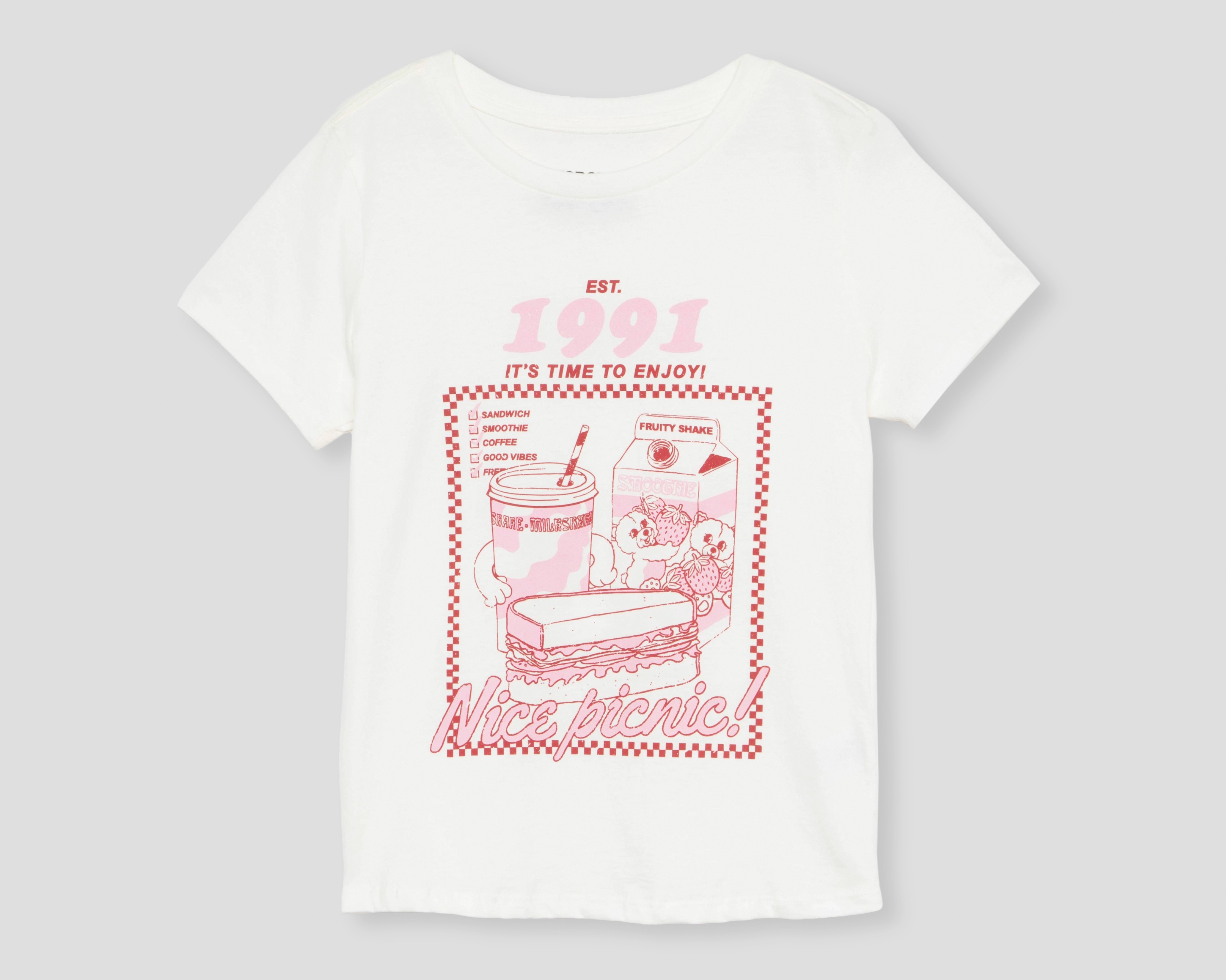 Foto 2 pulgar | Foto 1 | Playera Manga Corta 18 Forever para Mujer