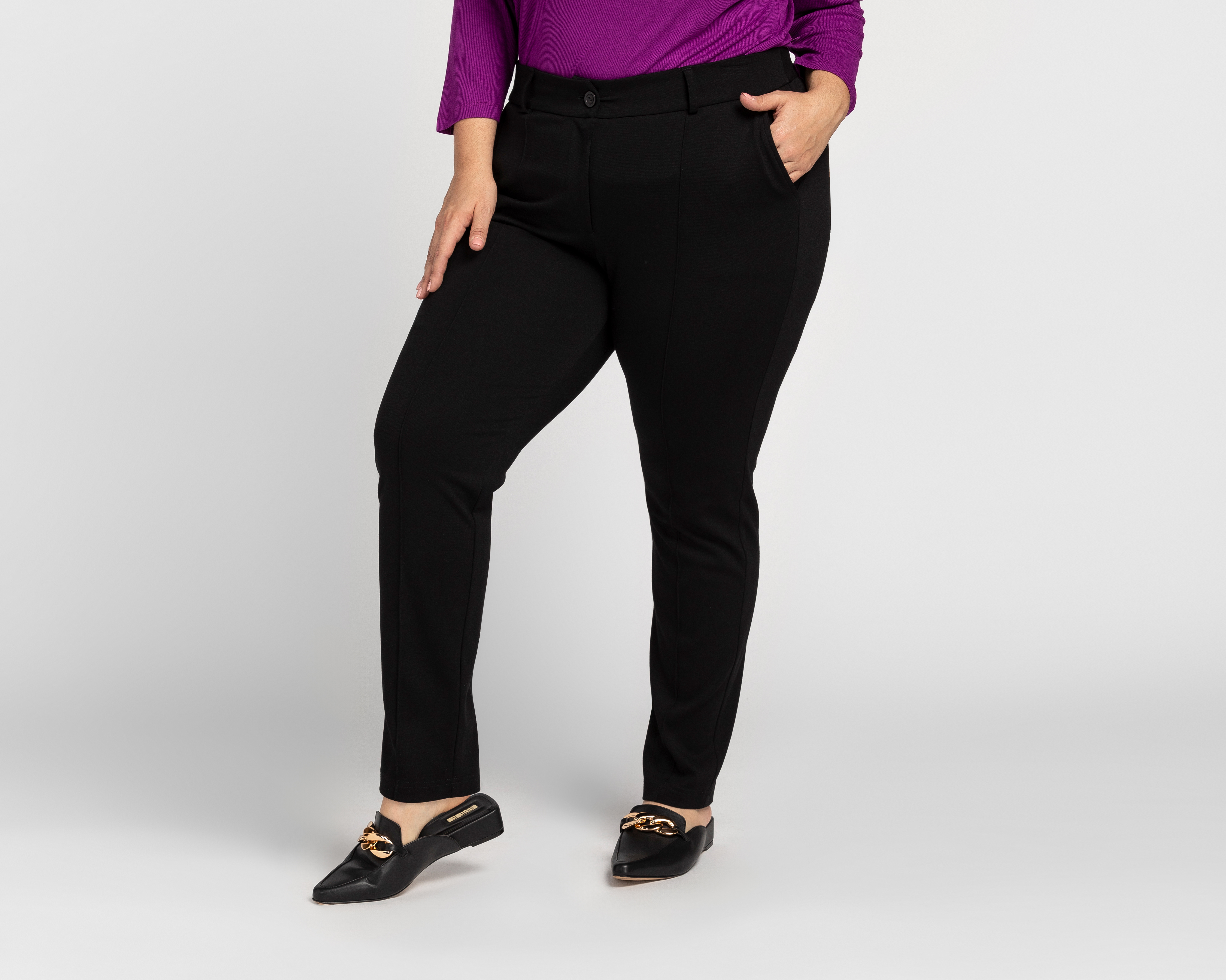 Foto 2 pulgar | Foto 1 | Pantalón de Vestir Sahara Negro