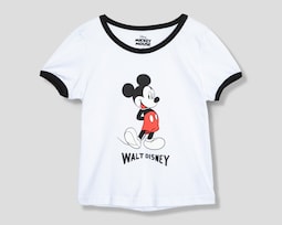 Playera Manga Corta Disney Mickey Mouse Juvenil
