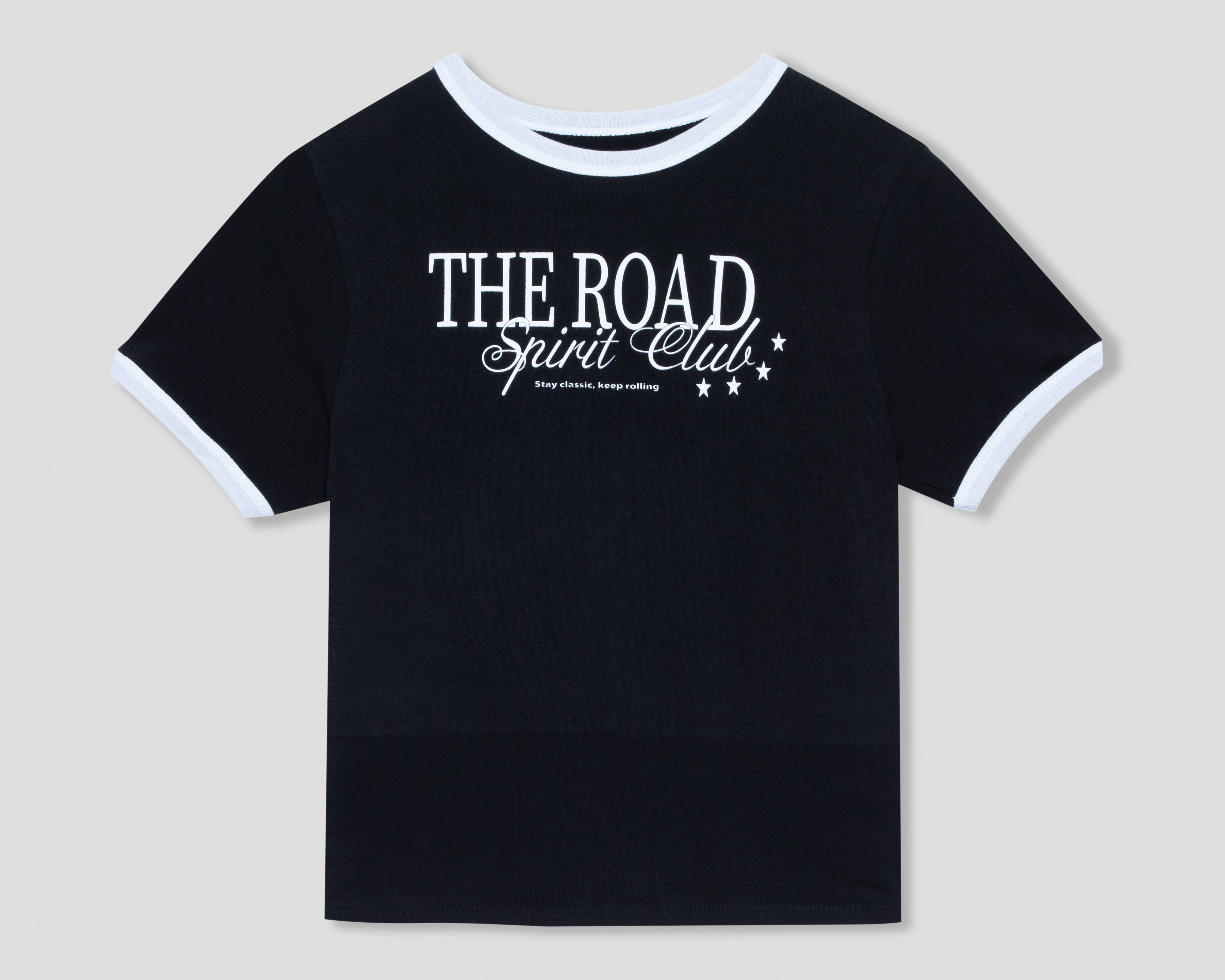 Foto 2 pulgar | Foto 1 | Playera Manga Corta 18 Forever para Mujer