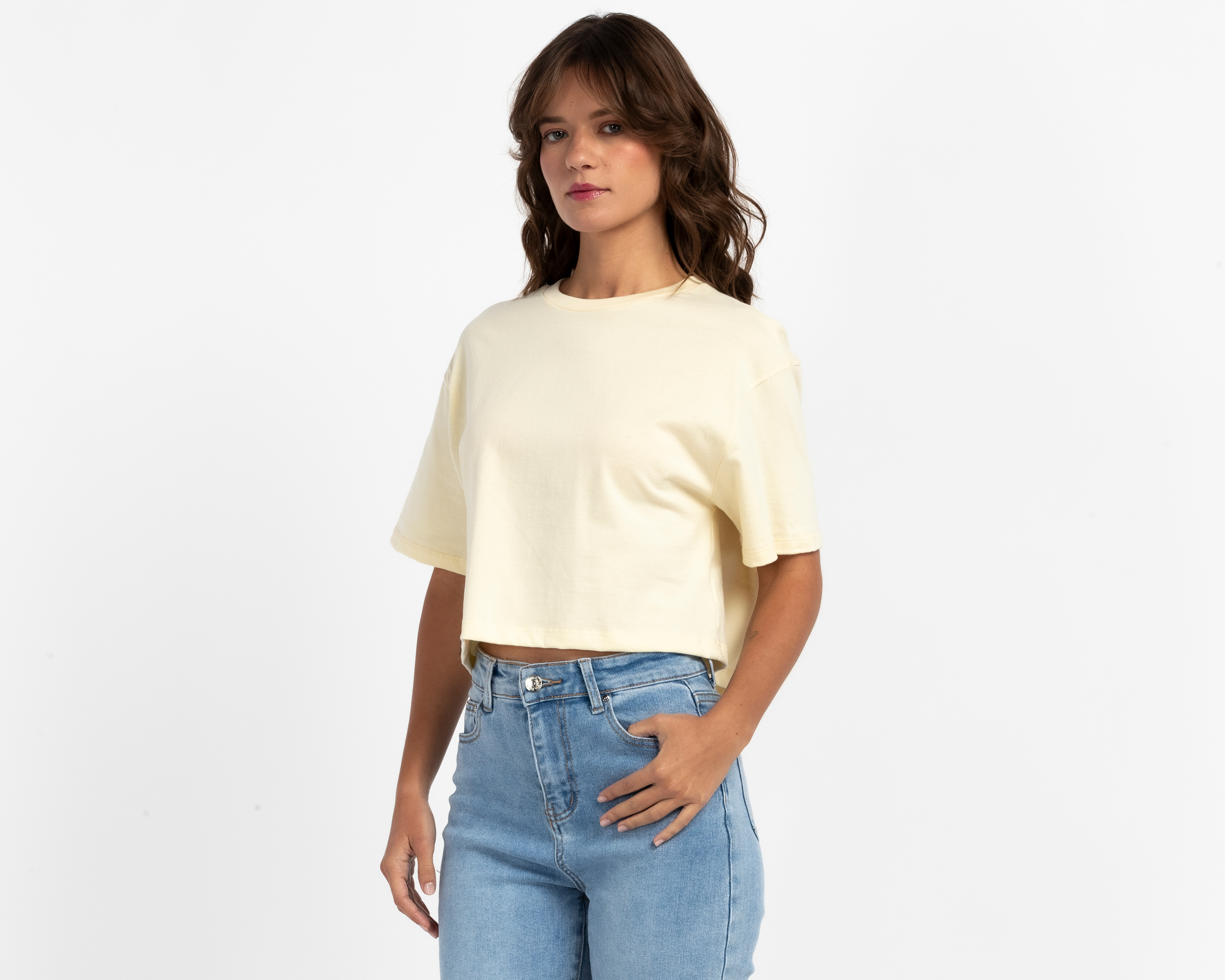 Playera Amarilla 18 Forever para Mujer