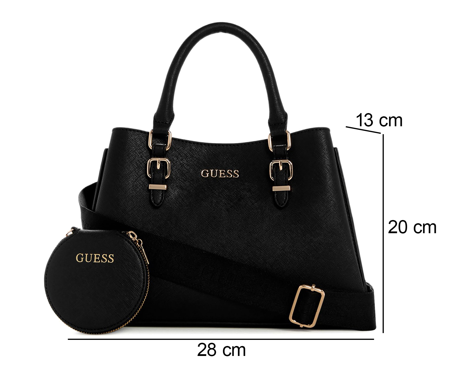 Foto 5 pulgar | Foto 4 | Bolsa de Mano Guess Aengus con Monedero