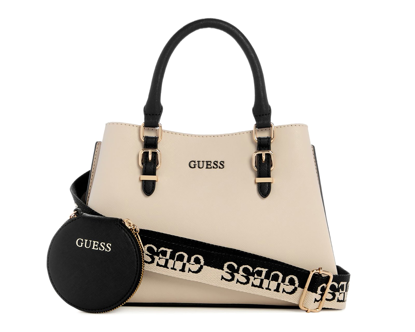 Foto 2 pulgar | Foto 1 | Bolsa de Mano Guess Aengus con Monedero