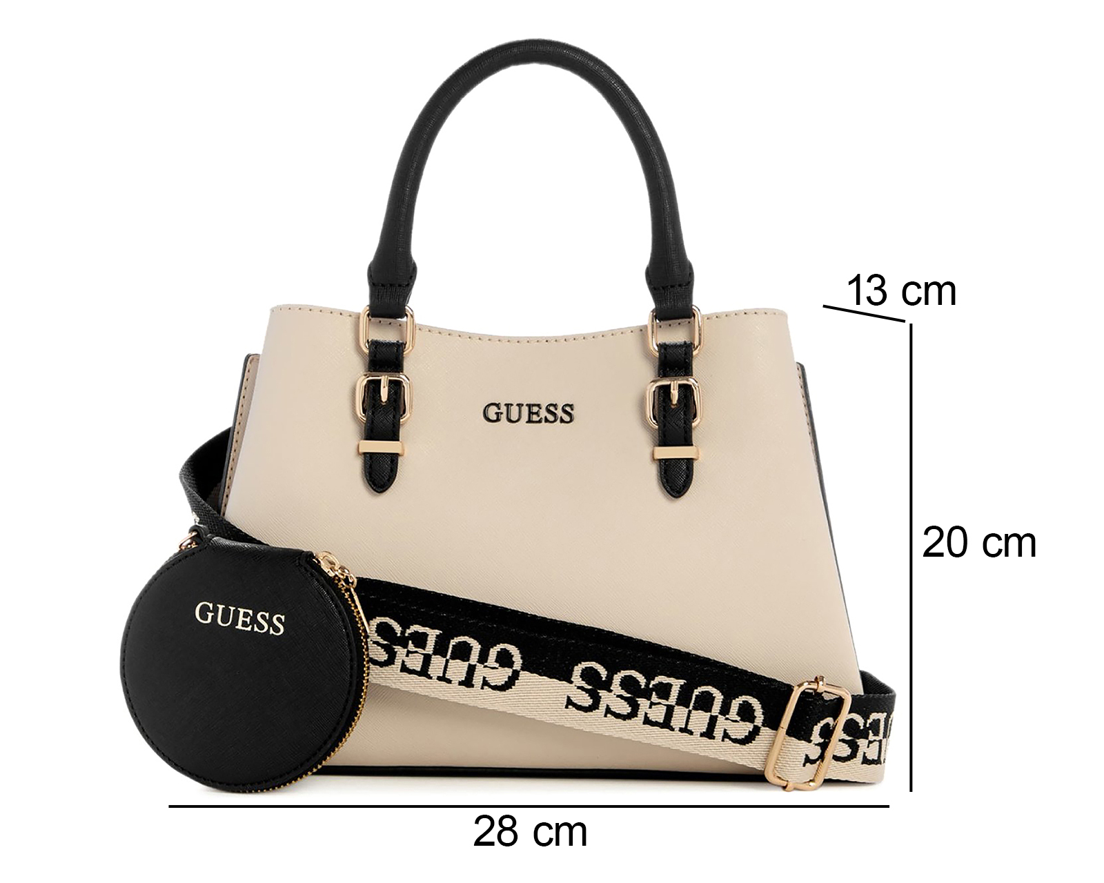 Foto 5 pulgar | Foto 4 | Bolsa de Mano Guess Aengus con Monedero