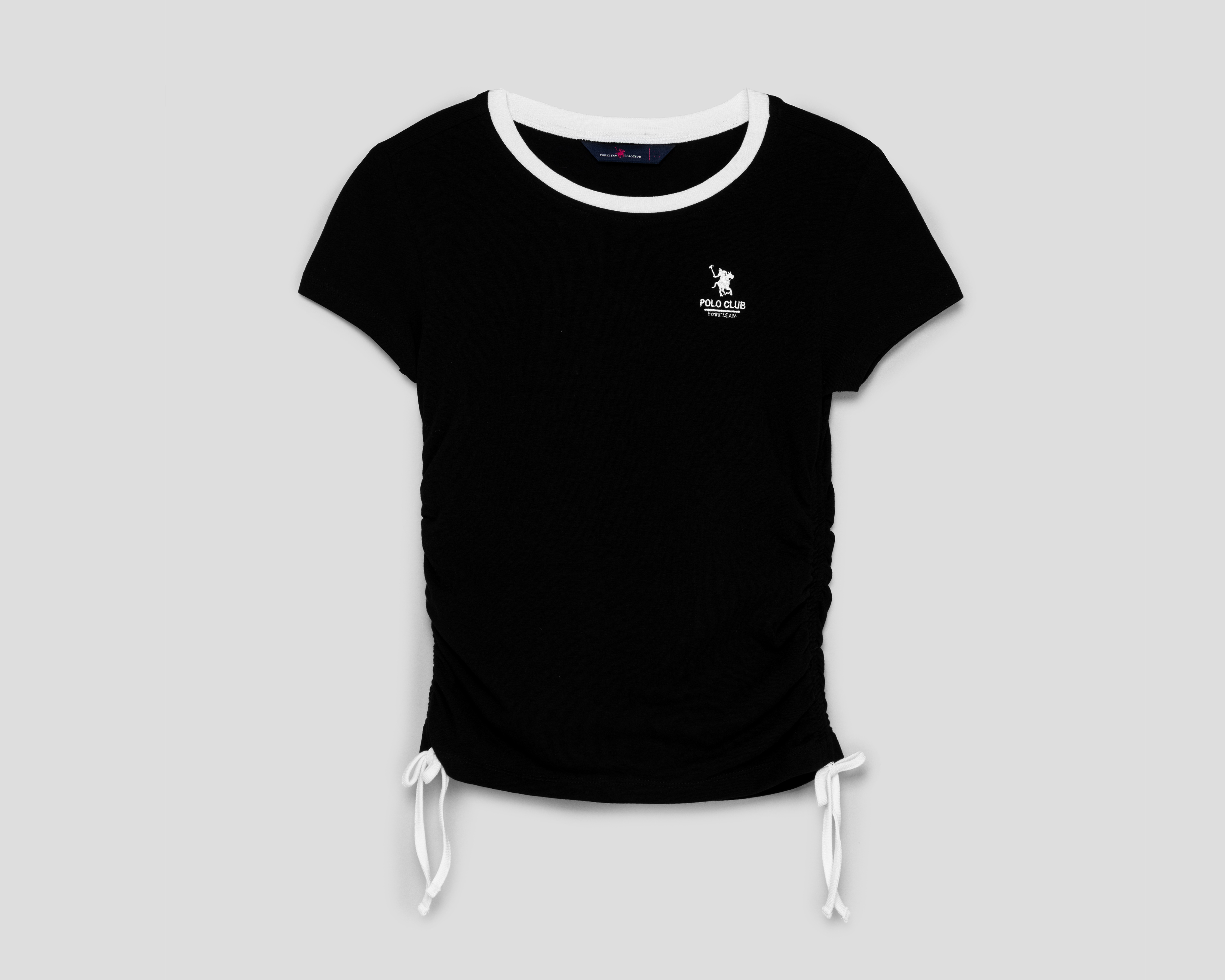 Foto 2 pulgar | Foto 1 | Playera con Jaretas York Team Polo Club para Mujer
