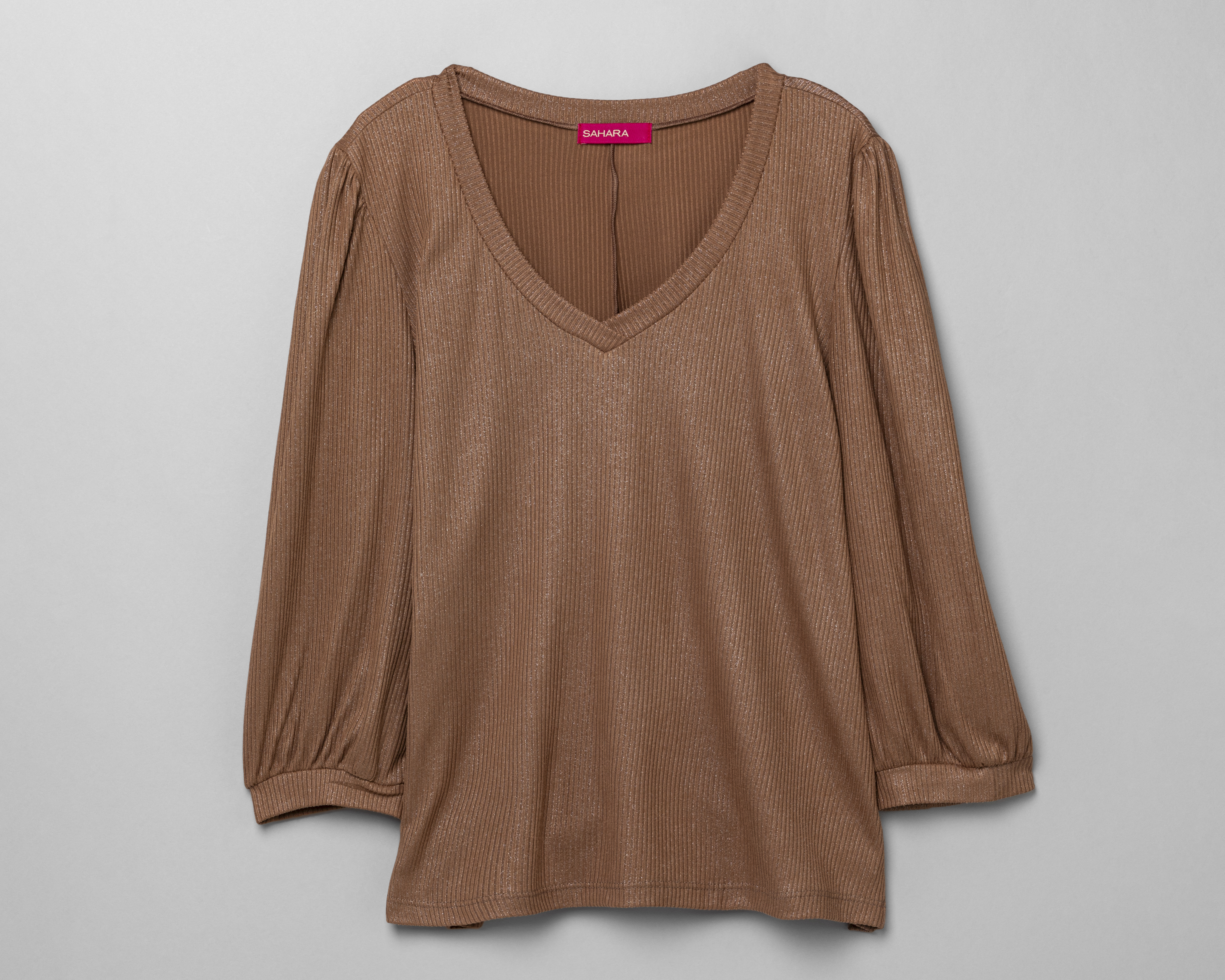 Blusa Sahara con Manga Abullonada