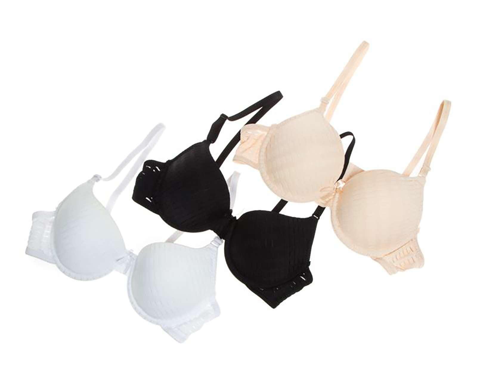 Brasier con Varilla Beauty Secret Copa Completa para Mujer 3 Pack