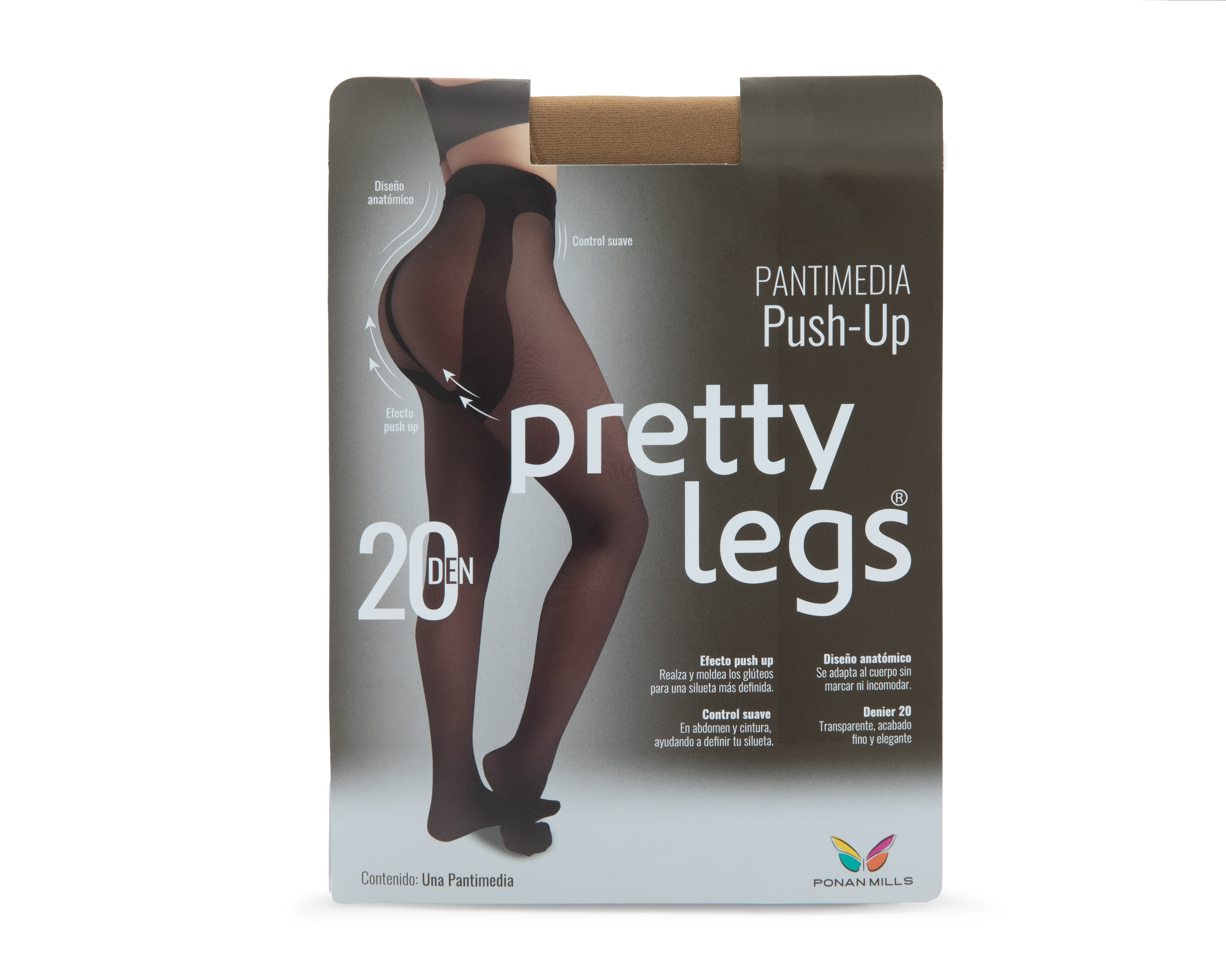 Foto 2 pulgar | Foto 1 | Pantimedias Nude Pretty Legs para Mujer