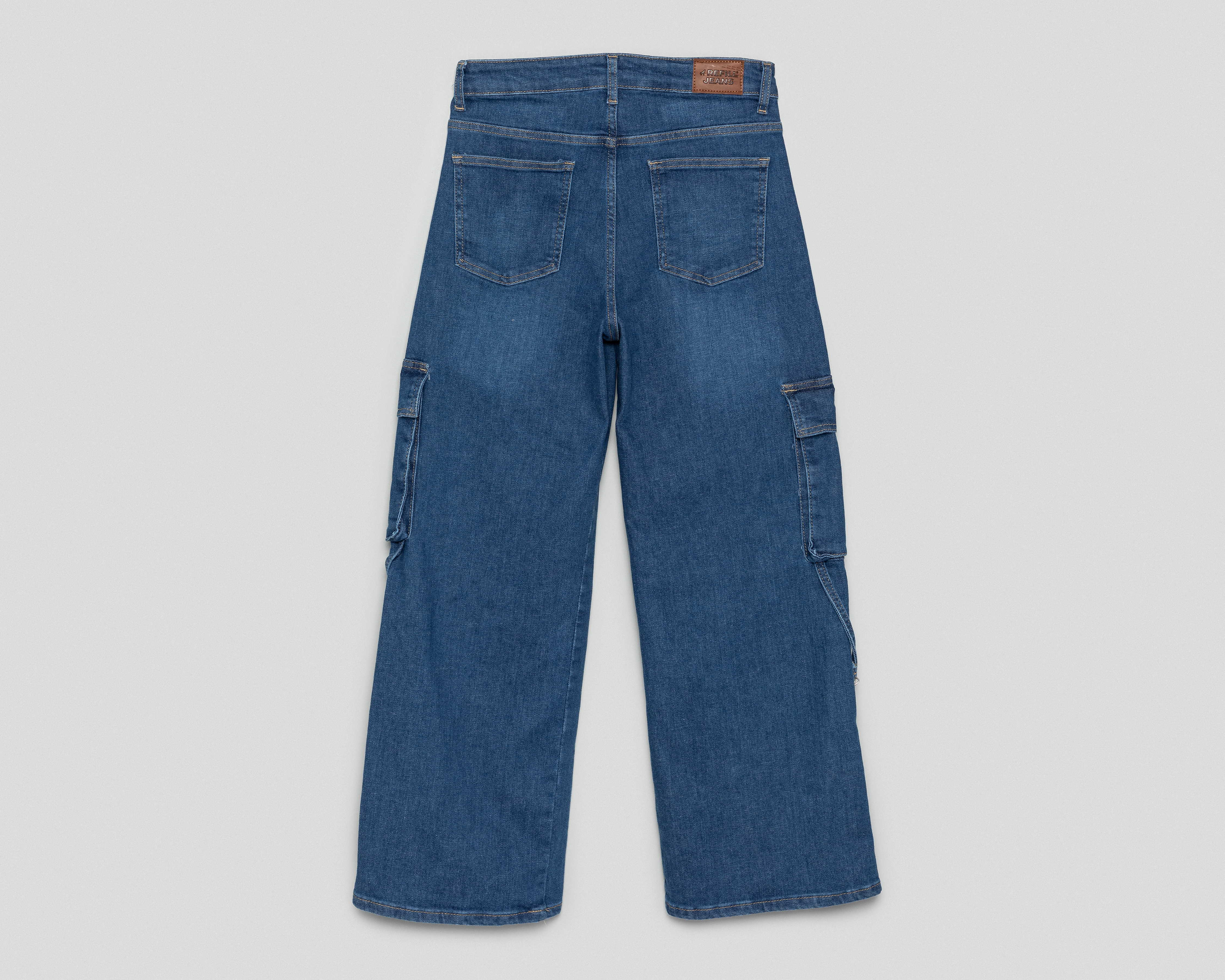 Foto 3 pulgar | Foto 2 | Jeans Wide Leg Refill Juveniles