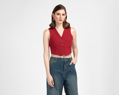 Foto 1 | Foto 1 | Chaleco Rojo Sahara para Mujer