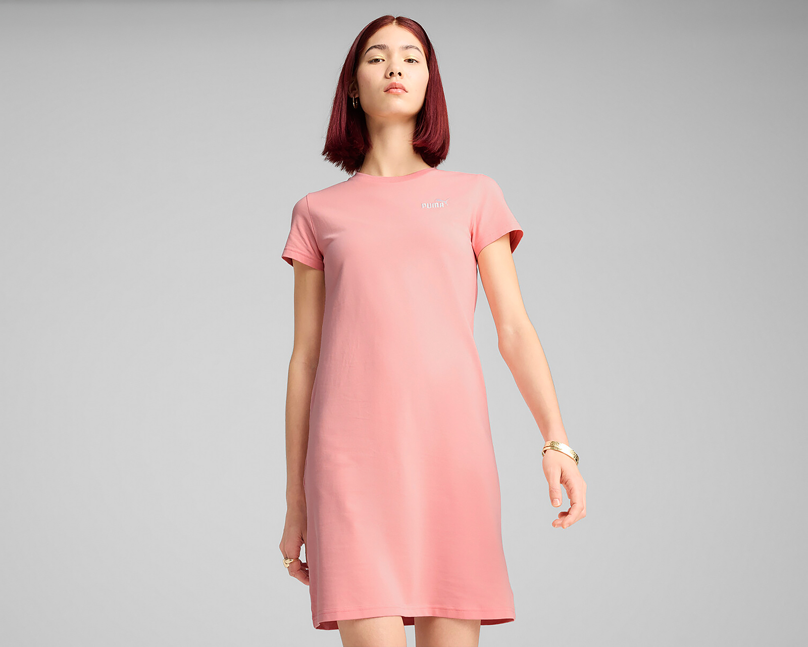 Foto 4 pulgar | Foto 3 | Vestido Puma Essentials Rosa para Mujer