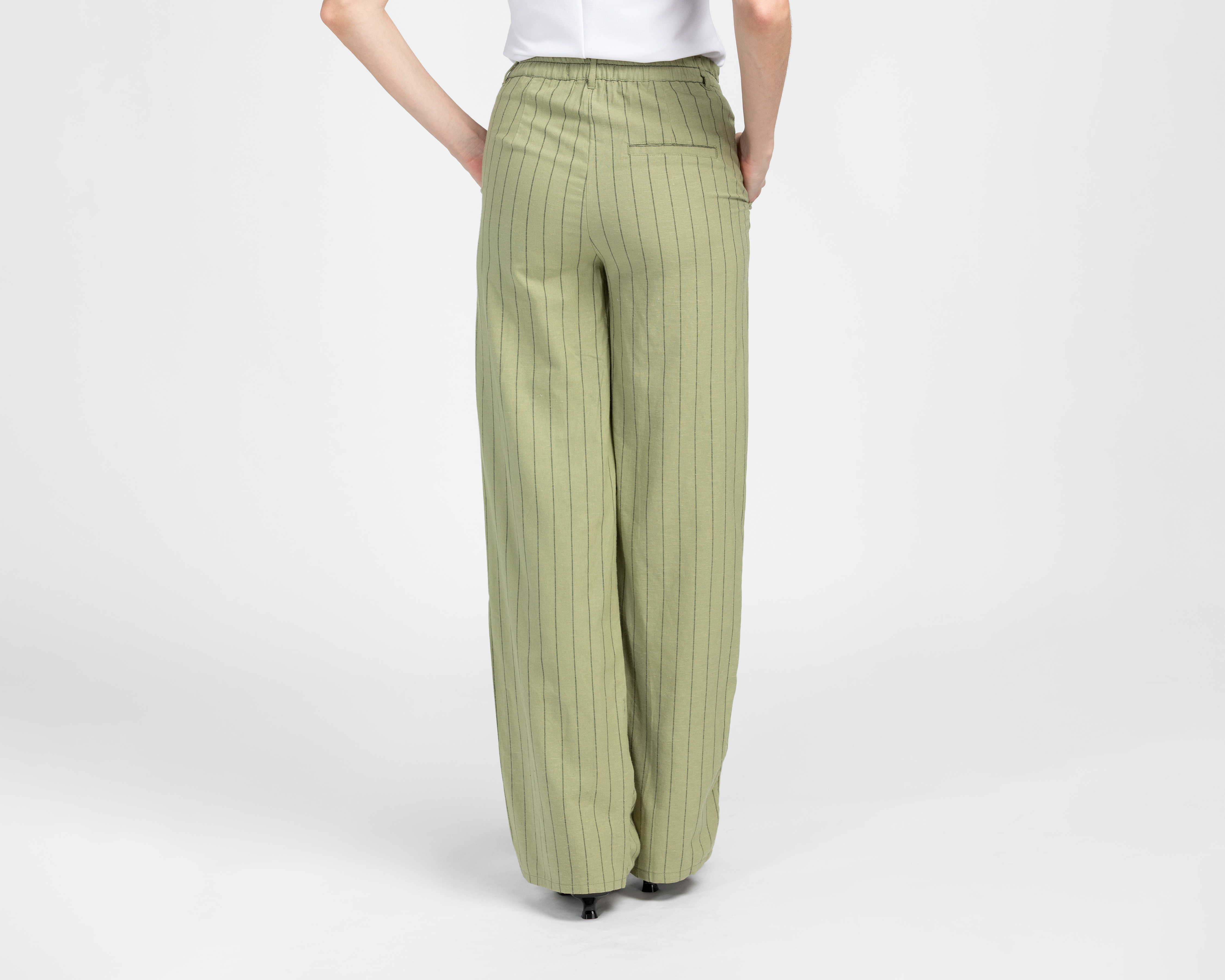 Foto 4 pulgar | Foto 3 | Pantalón de Vestir Sahara Verde para Mujer