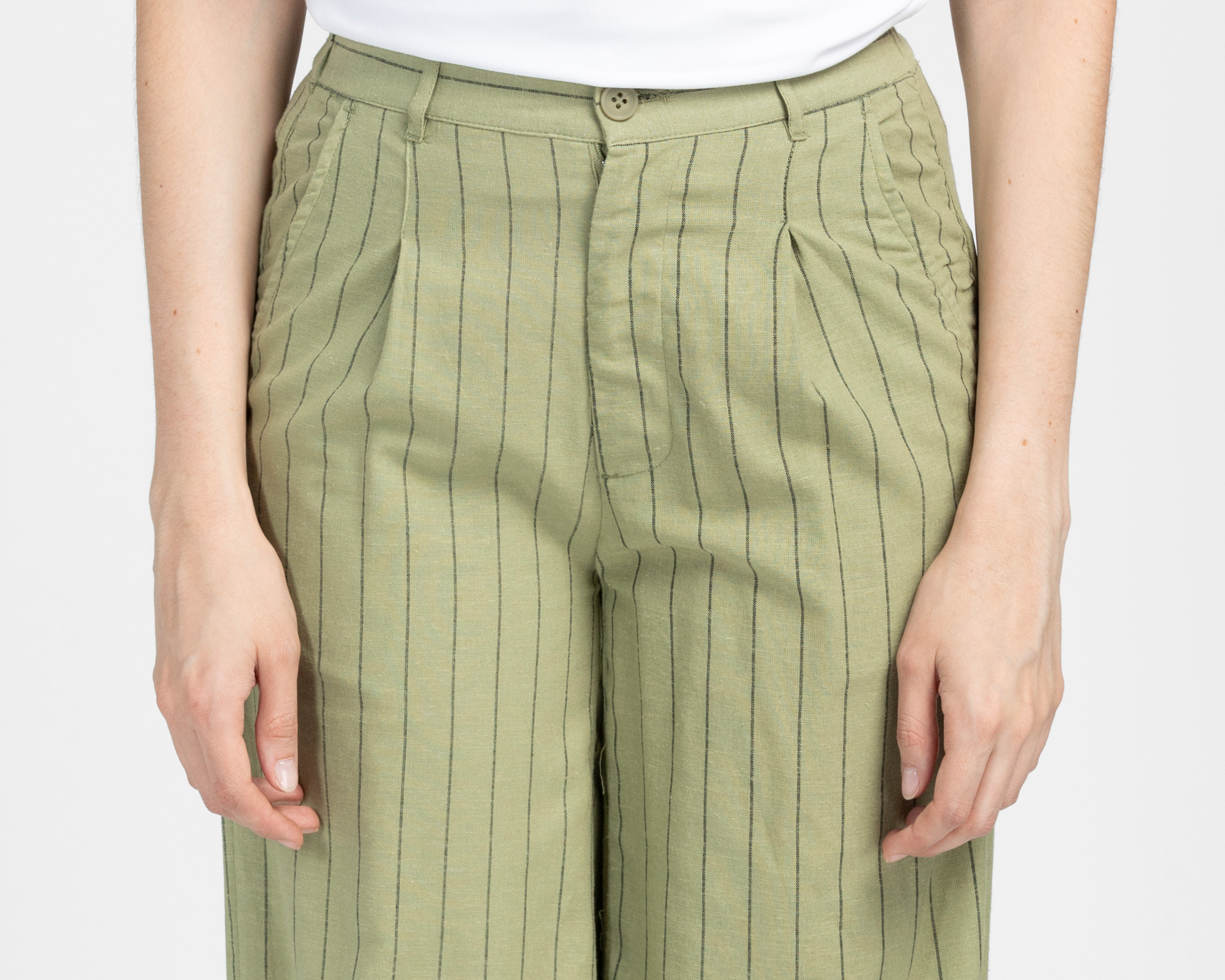 Foto 5 pulgar | Foto 4 | Pantalón de Vestir Sahara Verde para Mujer